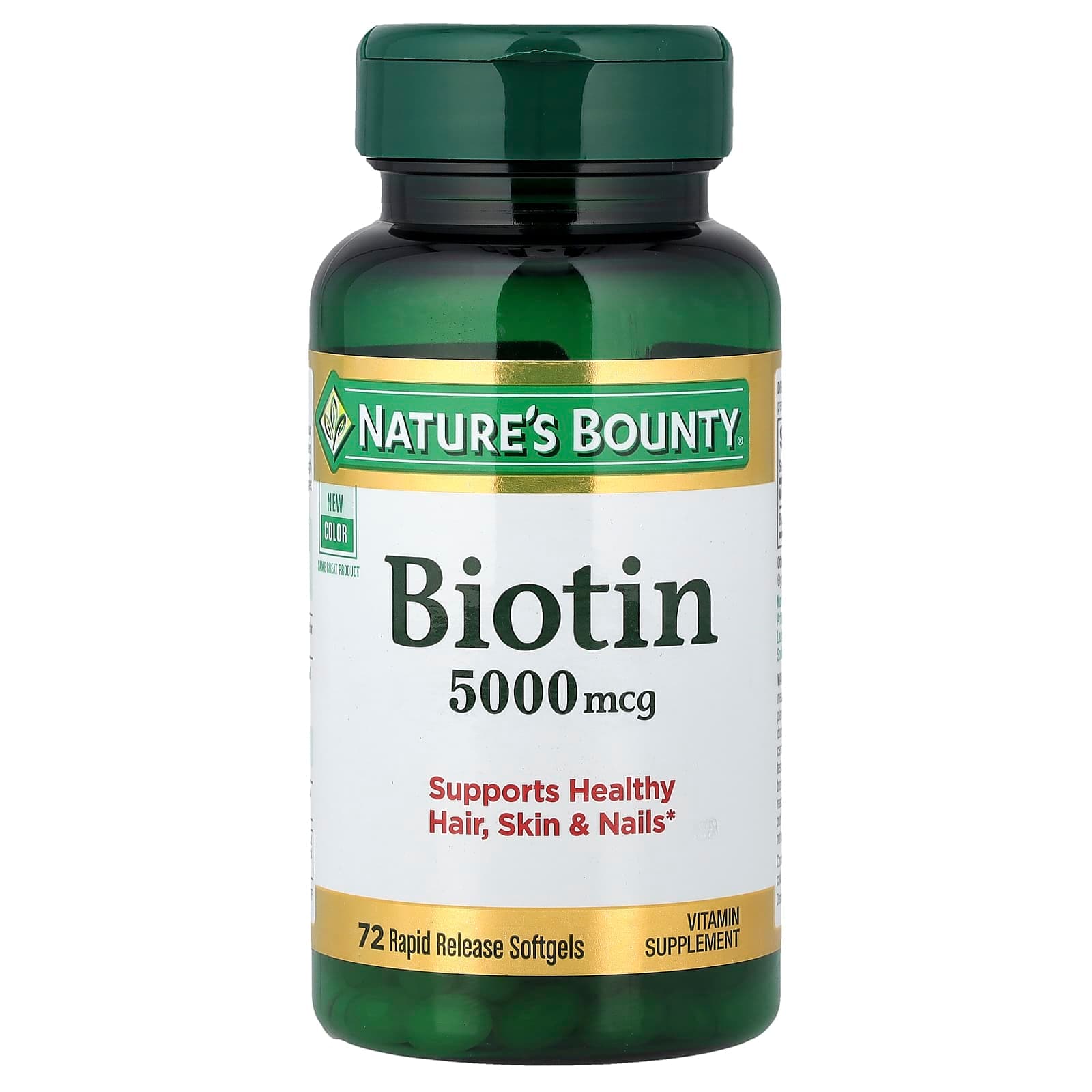 Nature's Bounty Biotin – 5000 µg de Nature's Bounty