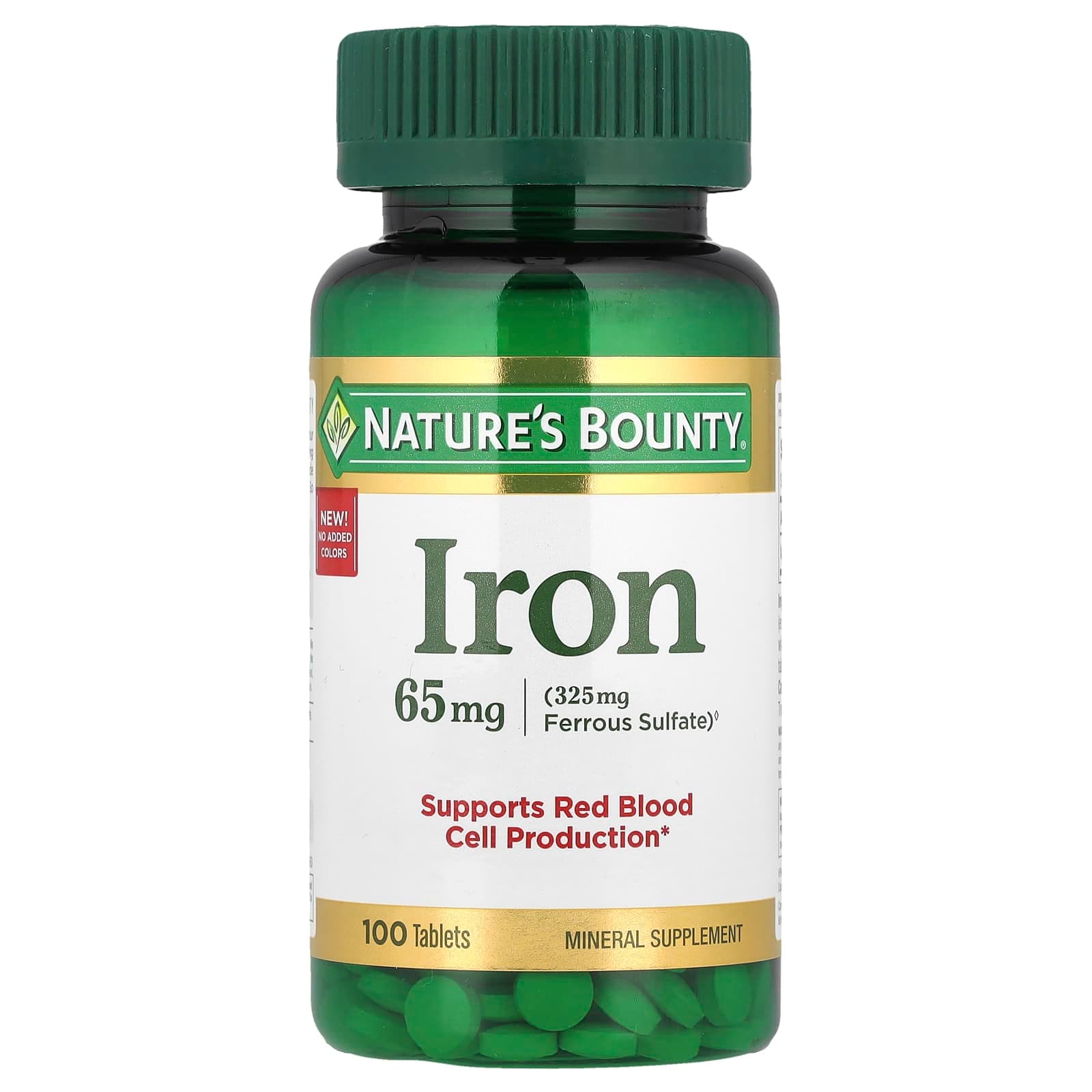 Nature's Bounty Iron – 100 comprimés de Nature's Bounty