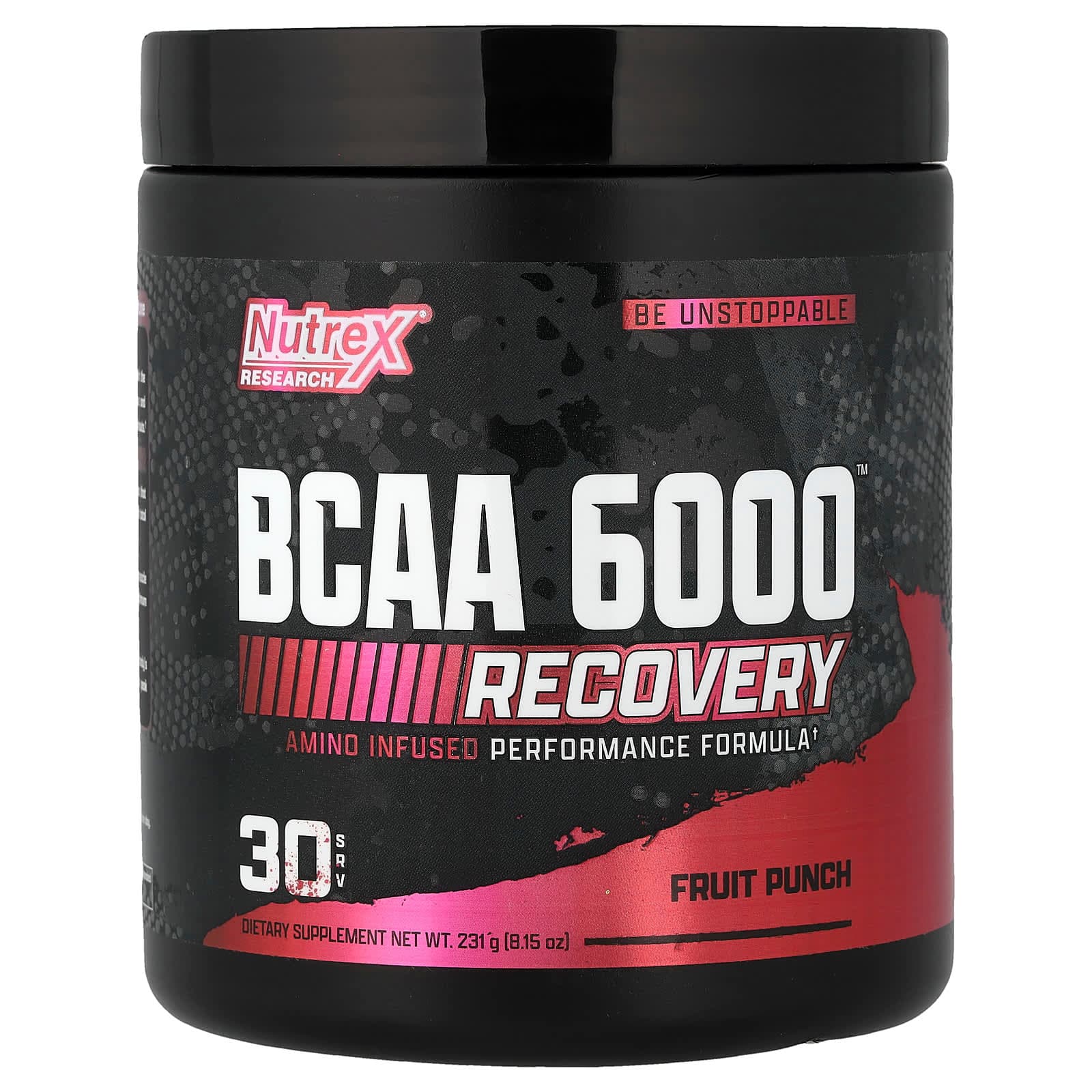 Nutrex Research BCAA 6000 Recovery – Fruit Punch – 231 g de NUTREX RESEARCH