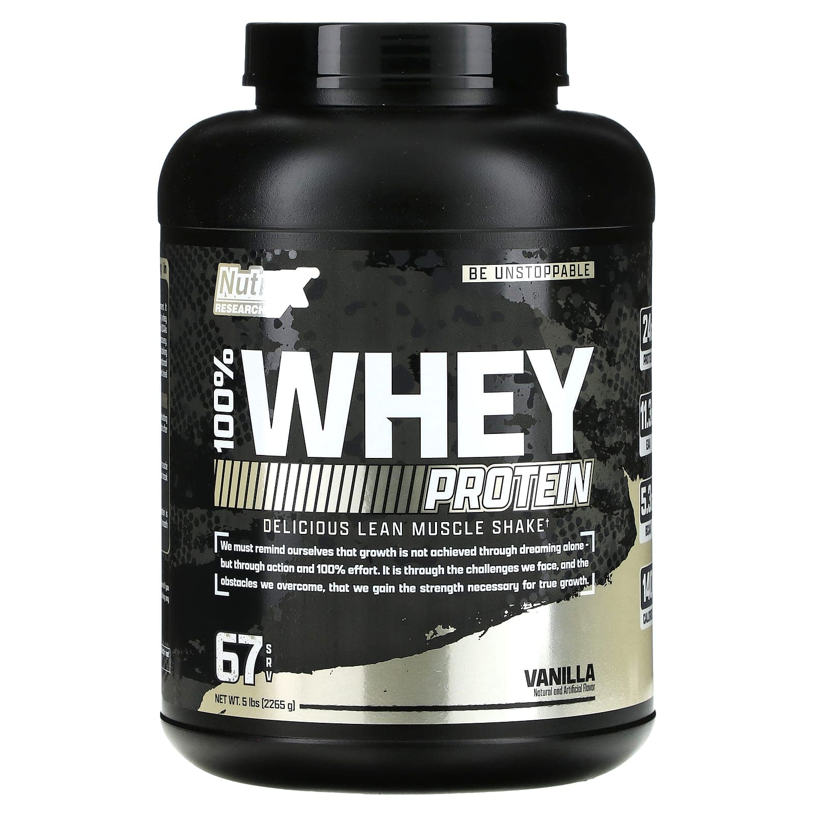 Nutrex Research 100% Whey Protein – Vanilla – 2265 g de NUTREX RESEARCH