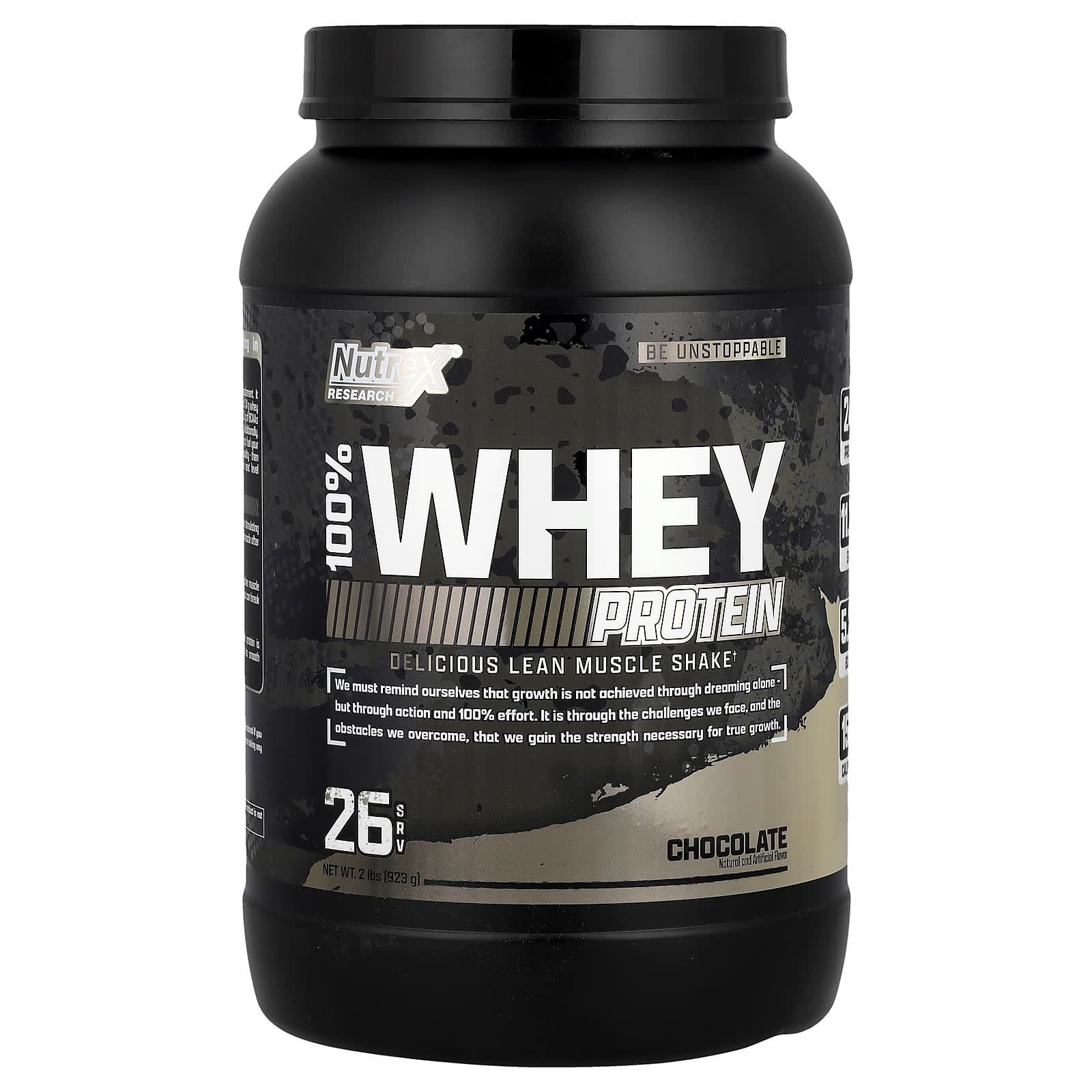 Nutrex Research 100% Whey Protein – Chocolate – 923 g de NUTREX RESEARCH