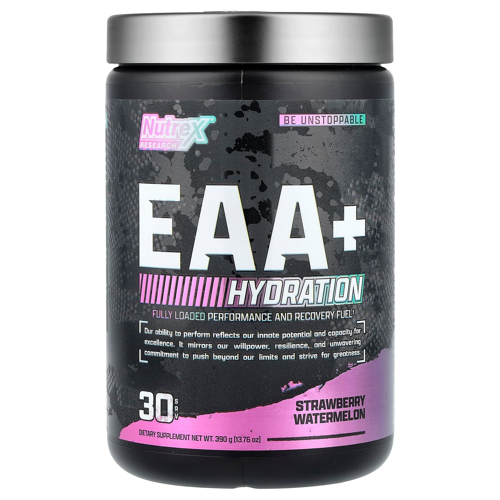 Nutrex Research EAA+ Hydration – Strawberry Watermelon – 390 g de NUTREX RESEARCH