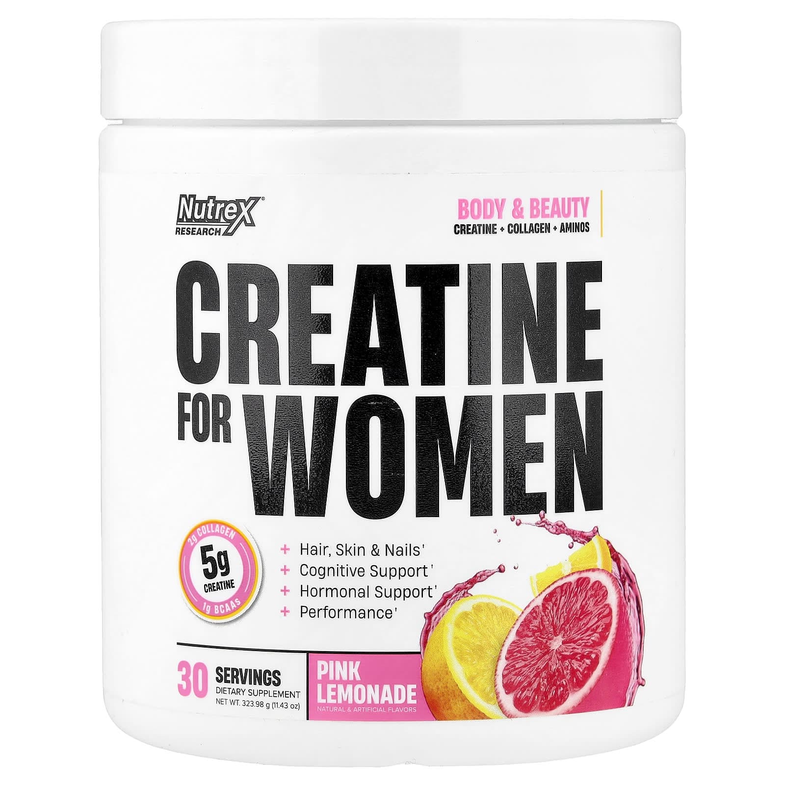 Nutrex Research Creatine For Women – Pink Lemonade – 323,98 g de NUTREX RESEARCH