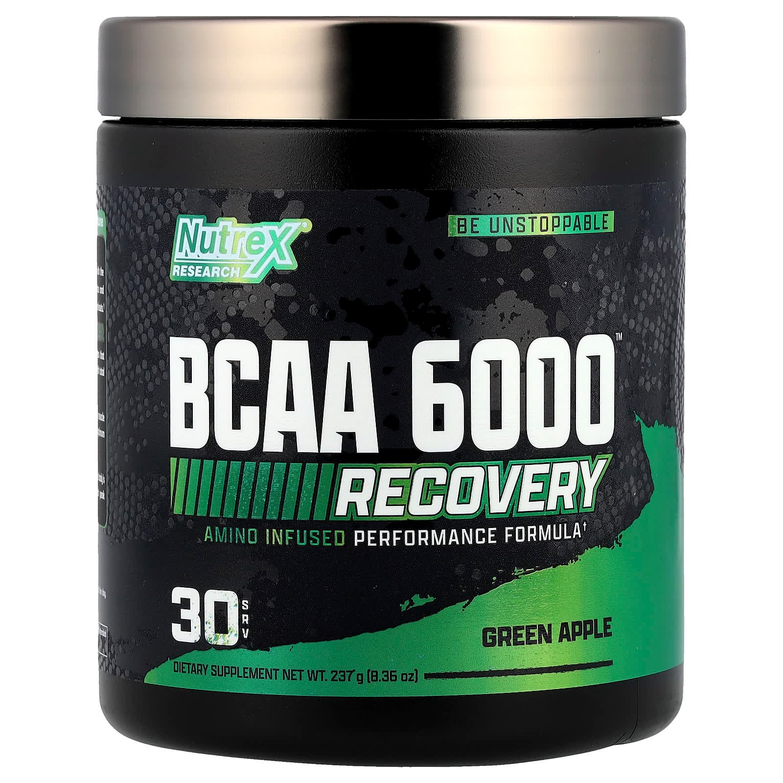 Nutrex Research BCAA 6000 Recovery – Green Apple – 237 g de NUTREX RESEARCH