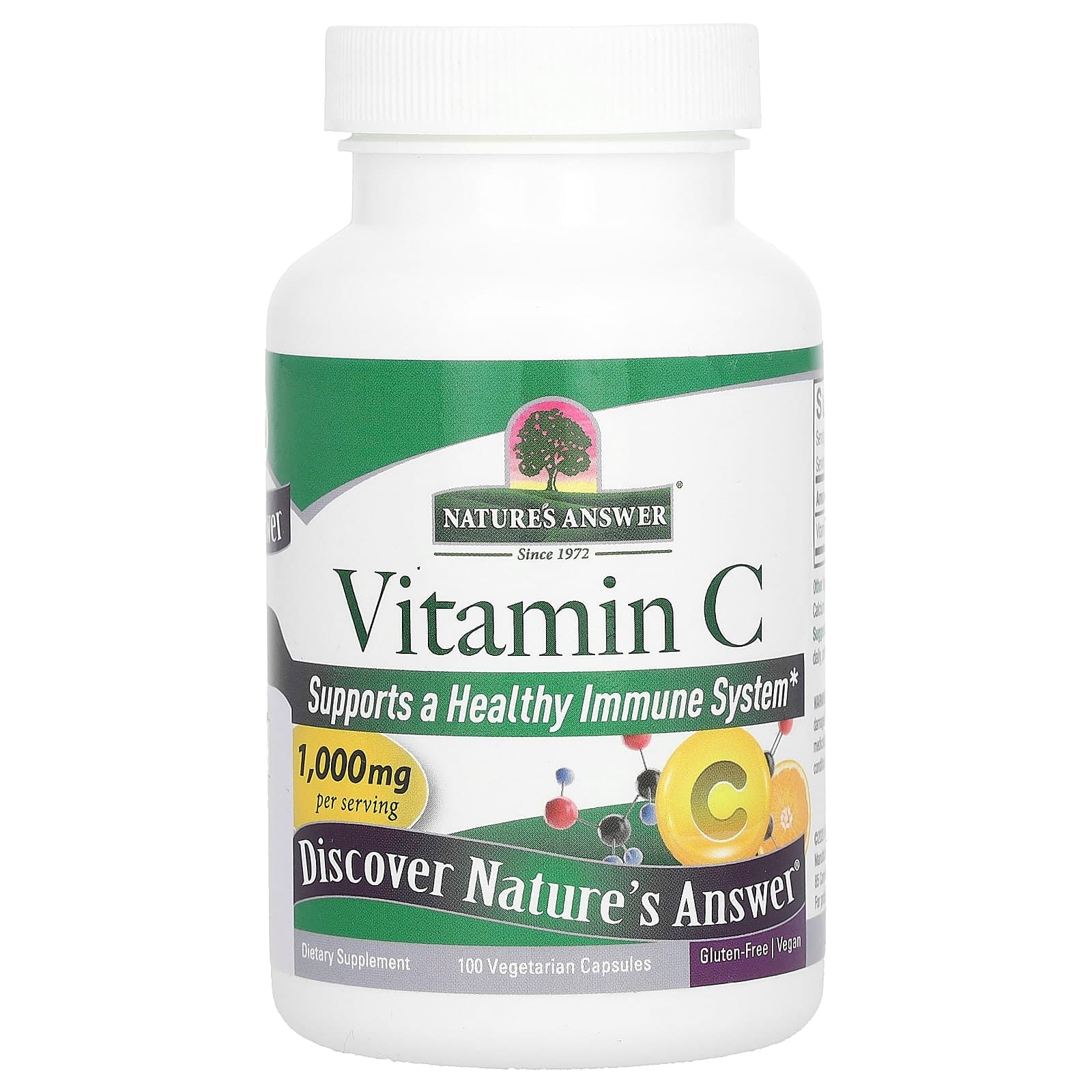 Nature's Answer Vitamin C – 100 gélules végétales de Nature's Answer