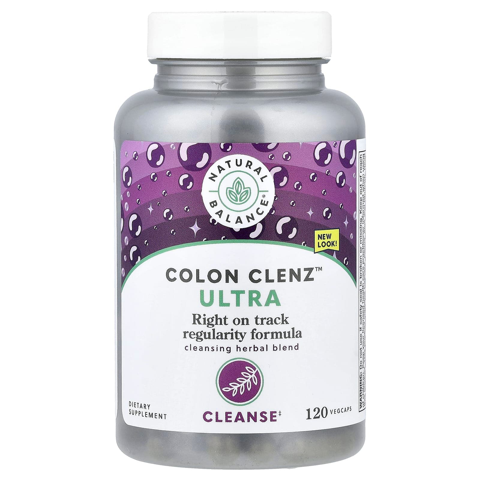 Natural Balance Colon Clenz Ultra, 120 VegCaps de Natural Balance