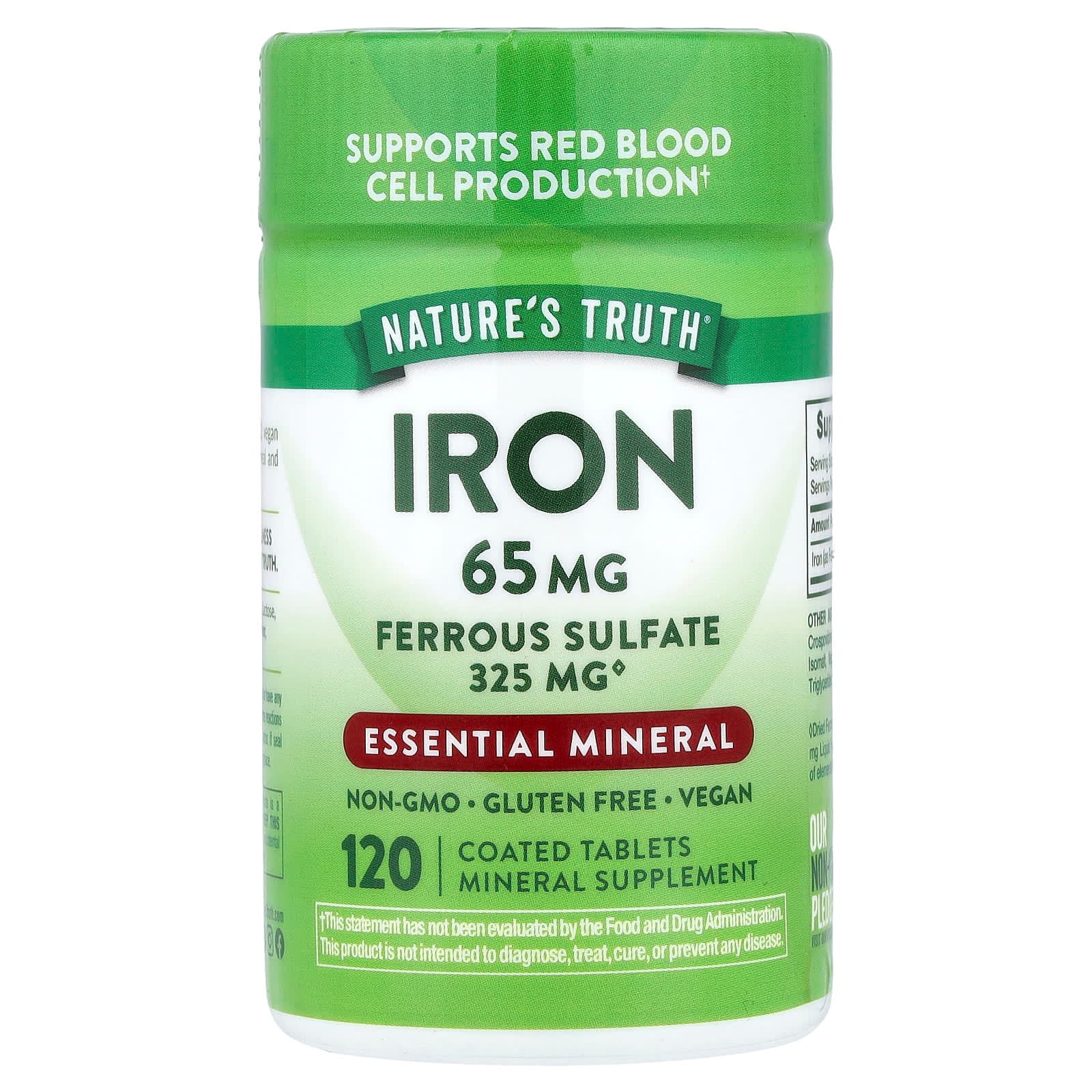 Nature's Truth Iron – 65 mg de Nature's Truth