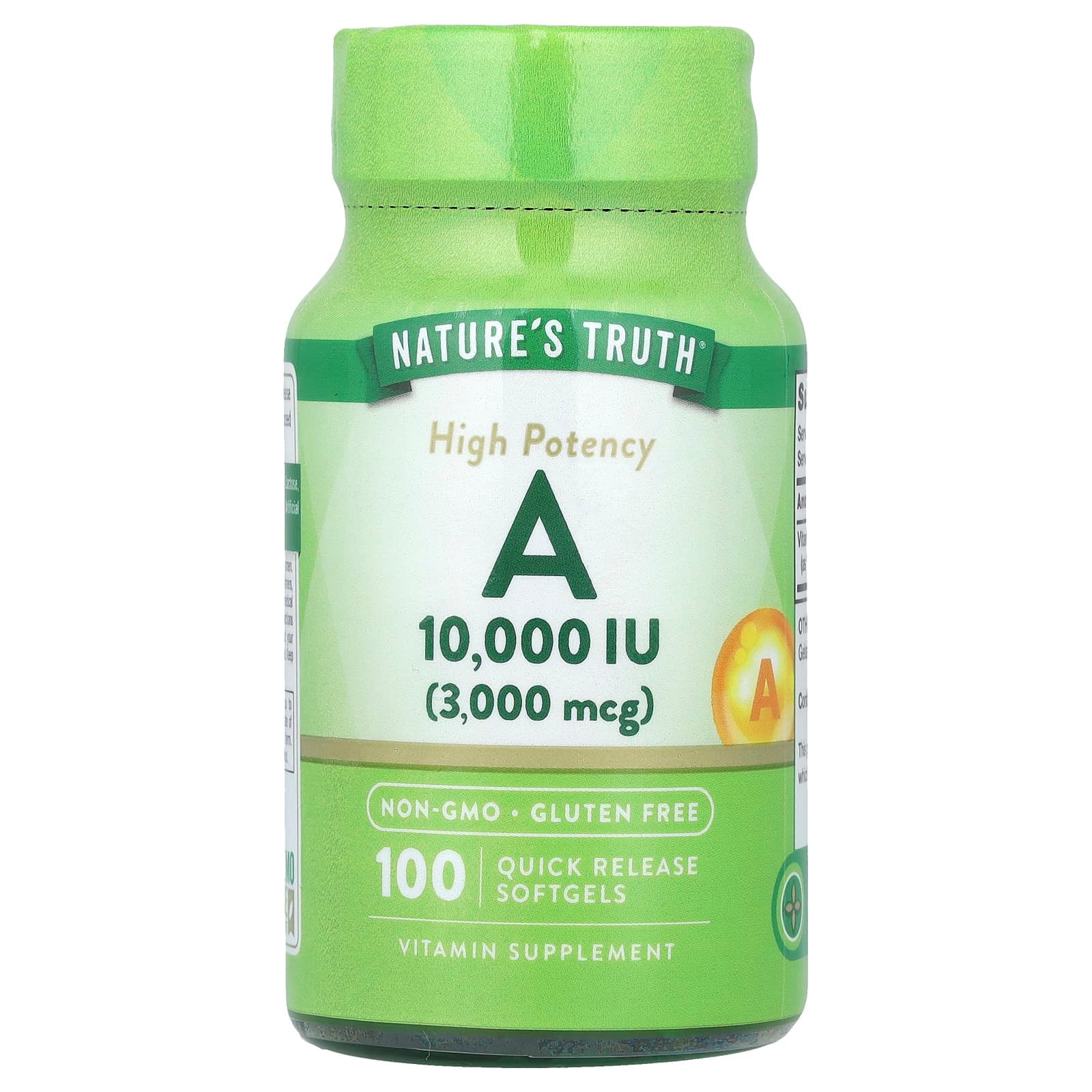 Nature's Truth Vitamin A, High Potency – 3000 µg de Nature's Truth
