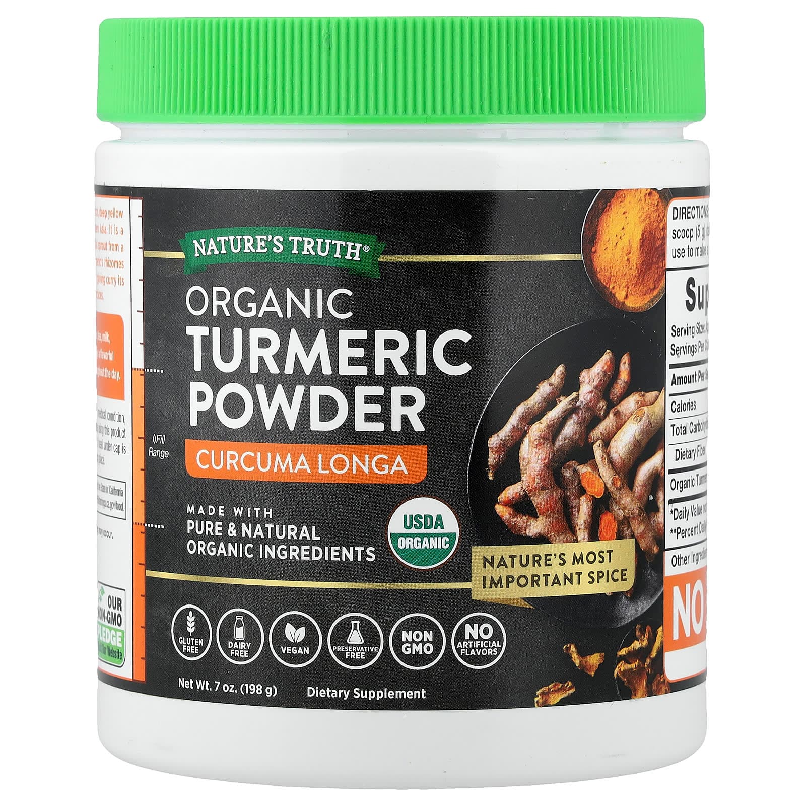 Nature's Truth Organic Turmeric Powder – 198 g de Nature's Truth