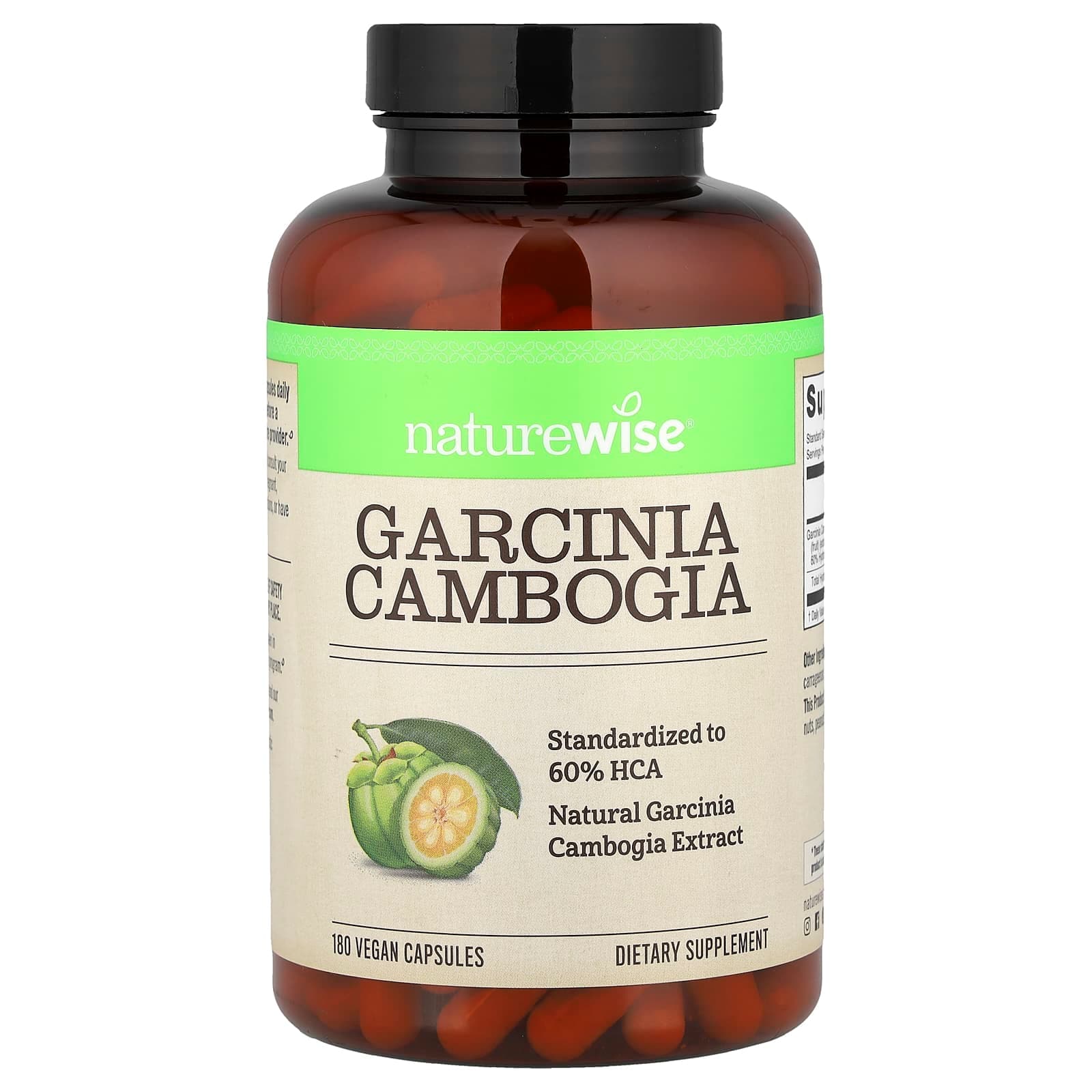 NatureWise Garcinia Cambogia – 180 gélules véganes de NatureWise