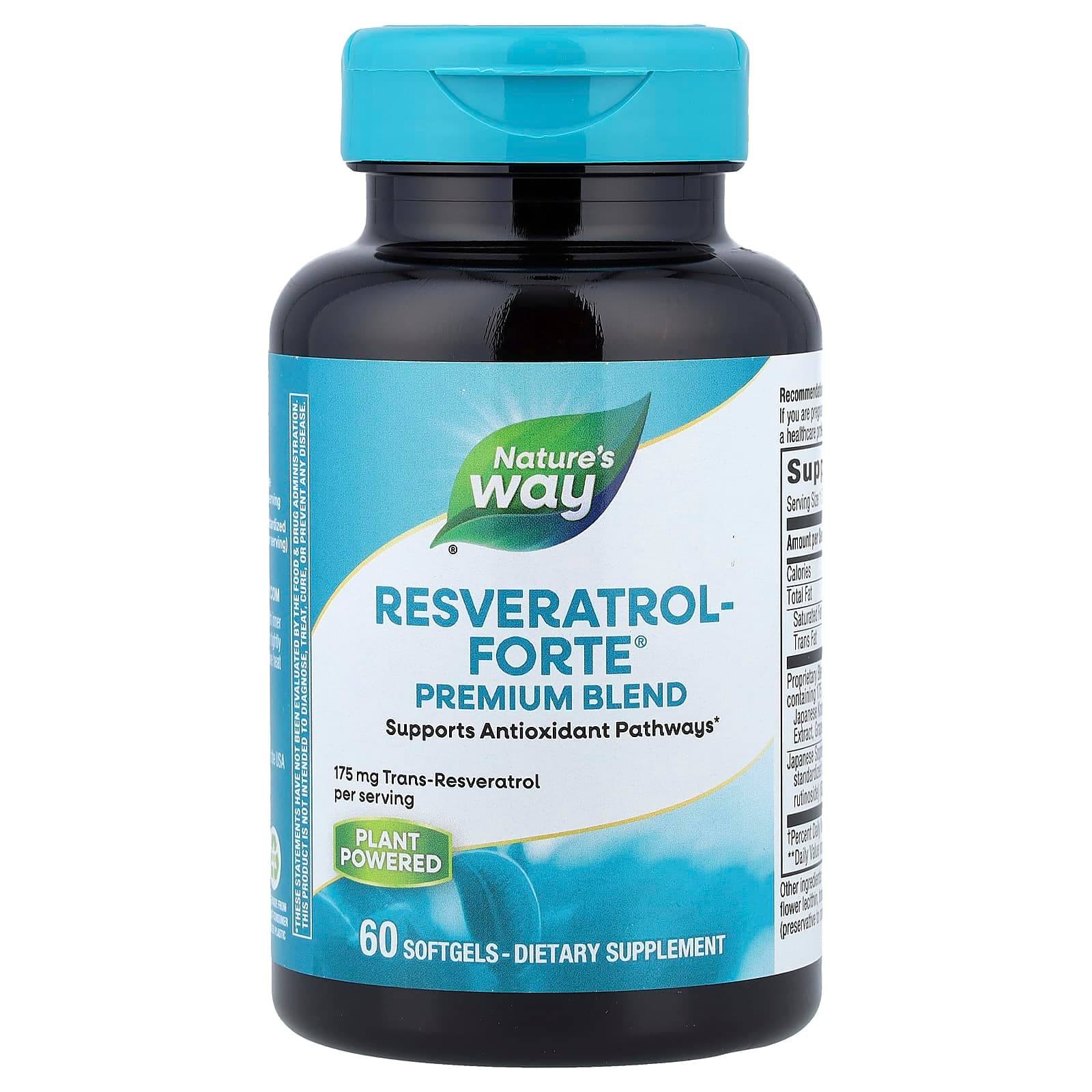 Nature's Way Resveratrol Forte, Premium Blend – 60 capsules molles de Nature's Way
