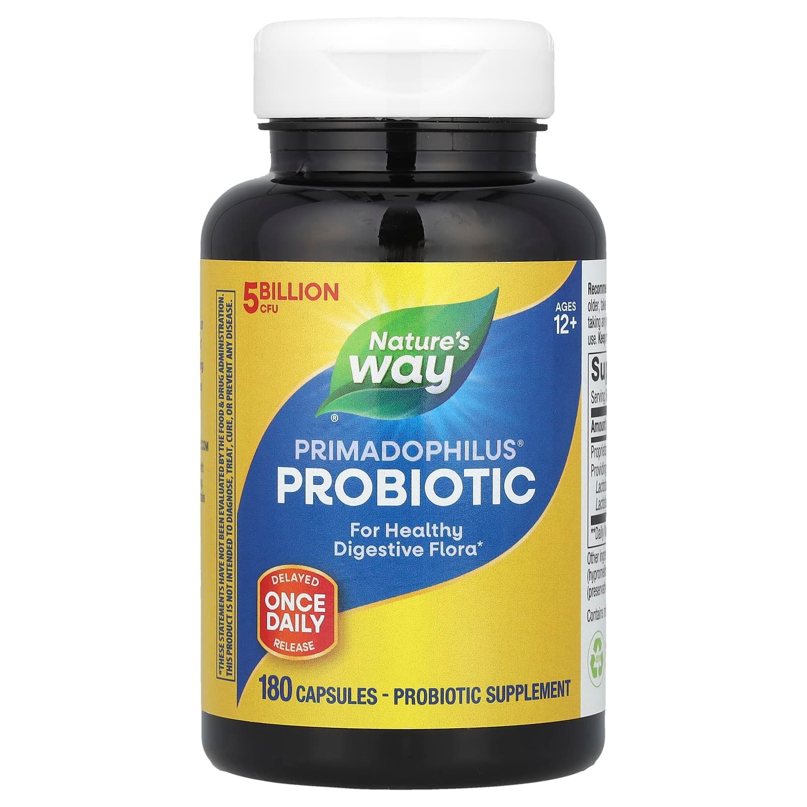 Nature's Way Primadophilus Probiotic – 180 gélules de Nature's Way