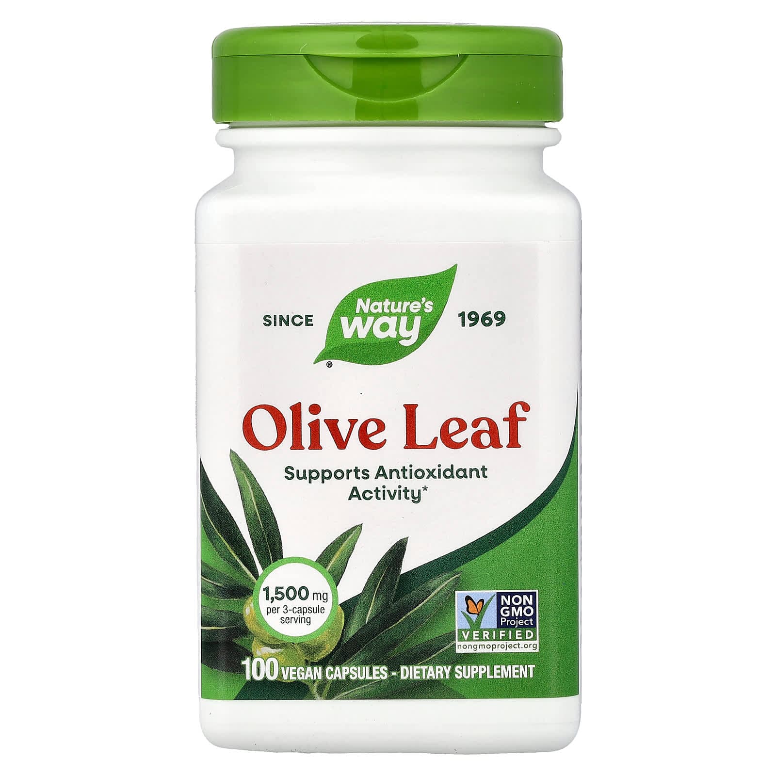 Nature's Way Olive Leaf – 100 gélules véganes de Nature's Way