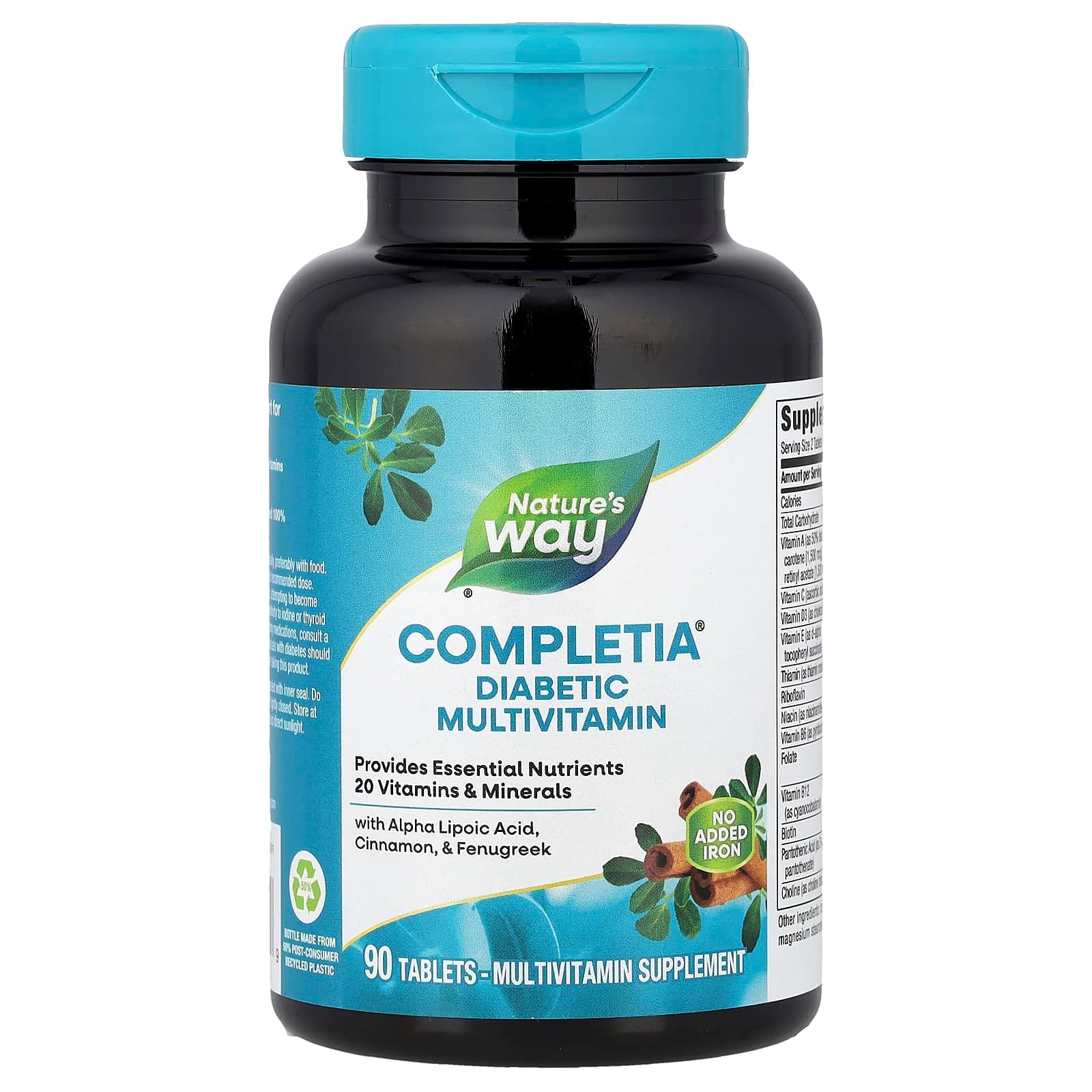 Nature's Way Completia, Diabetic Multivitamin – 90 comprimés de Nature's Way