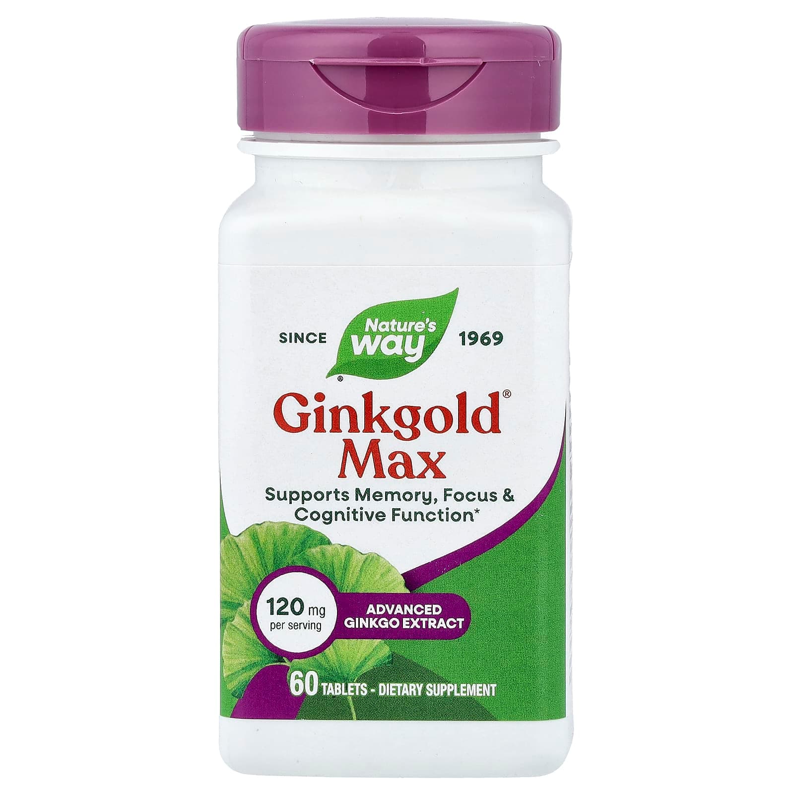 Nature's Way Ginkgold Max – 60 comprimés de Nature's Way