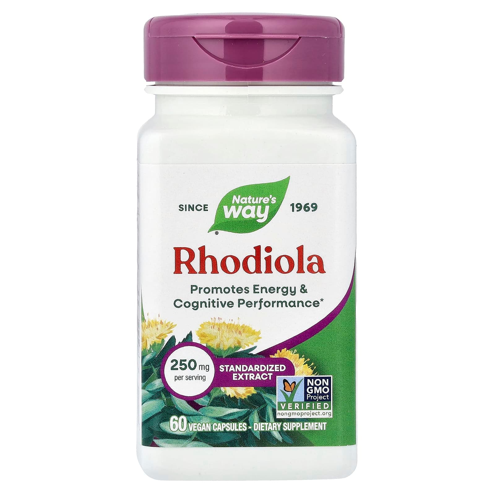 Nature's Way Rhodiola – 60 gélules véganes de Nature's Way