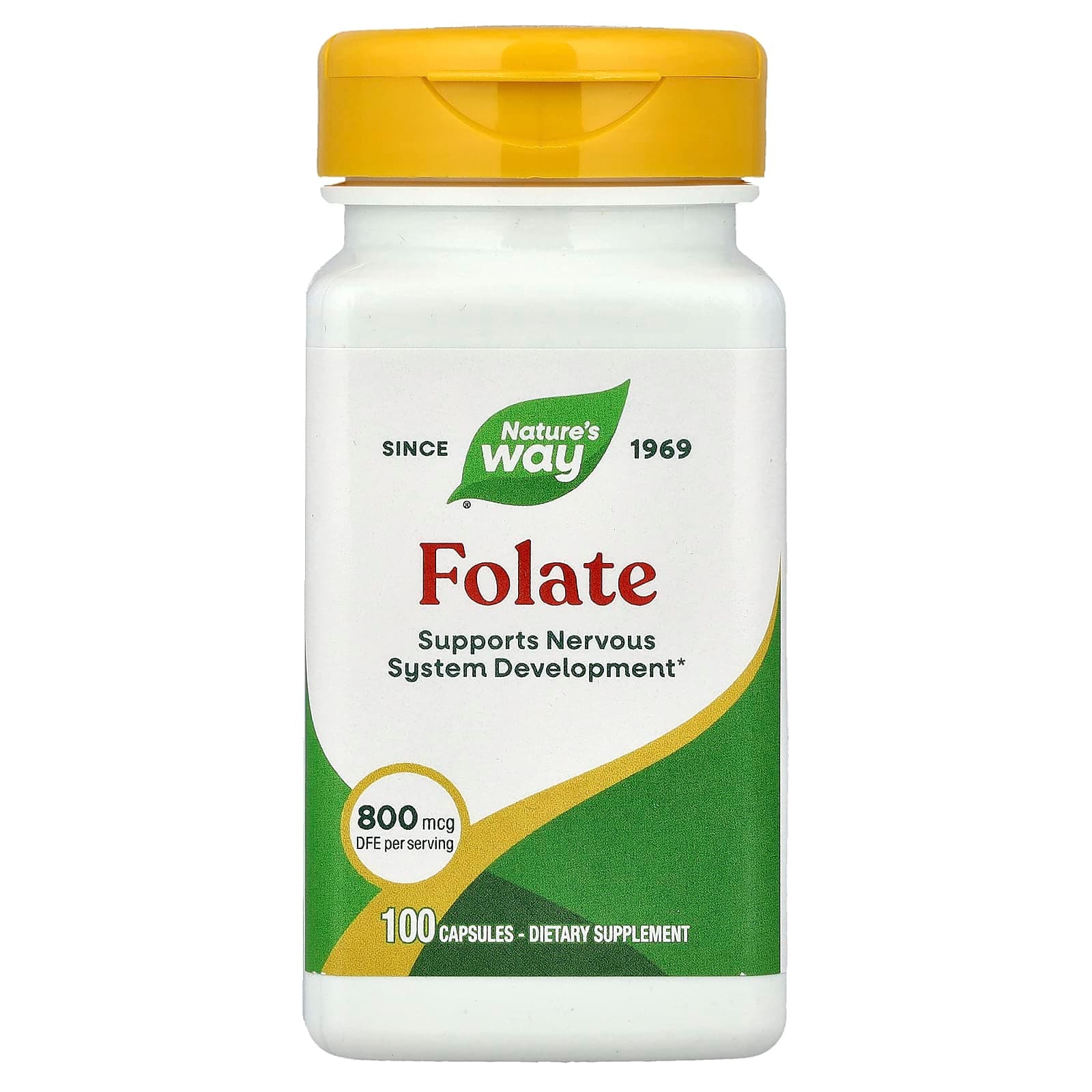Nature's Way Folate – 100 gélules de Nature's Way