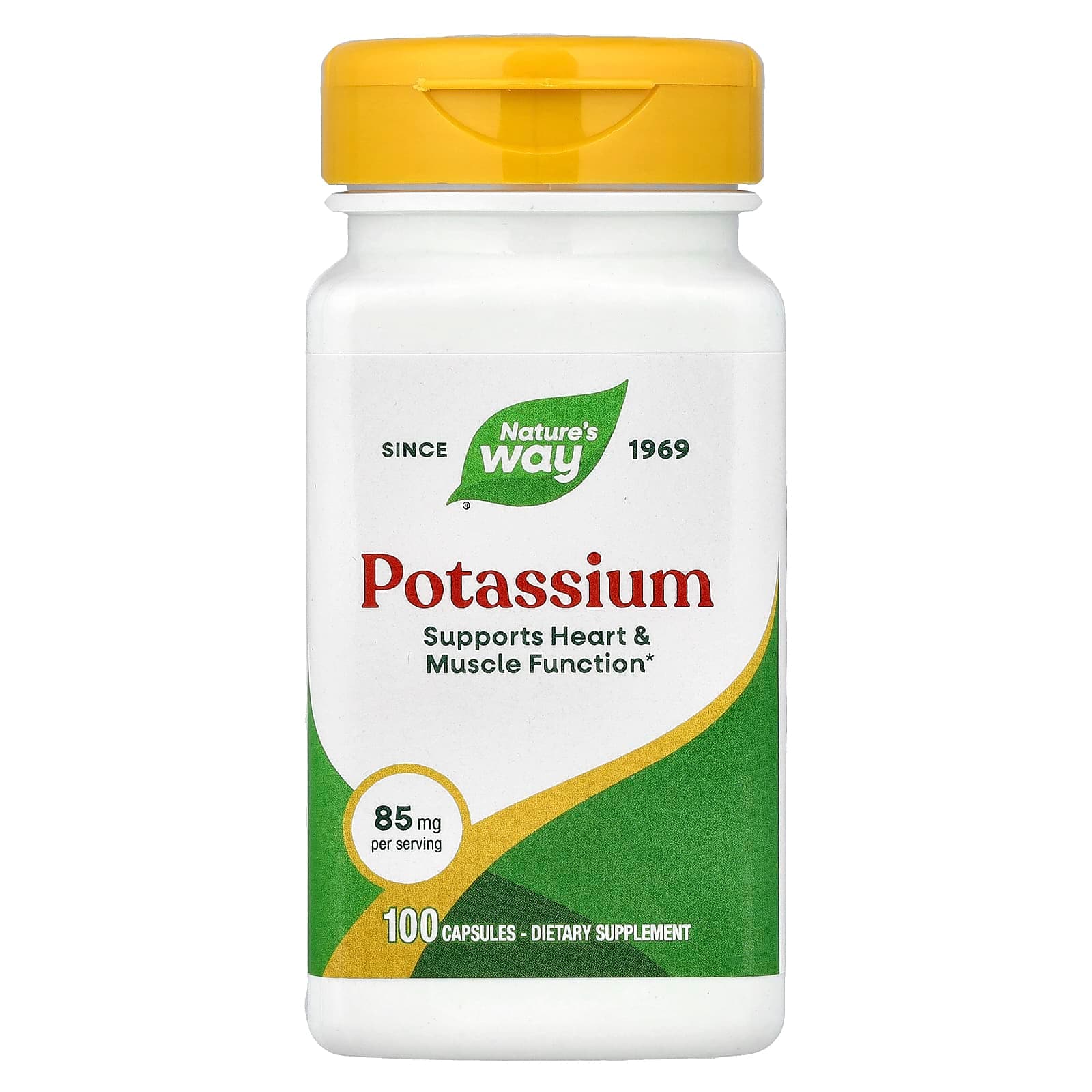 Nature's Way Potassium – 100 gélules de Nature's Way