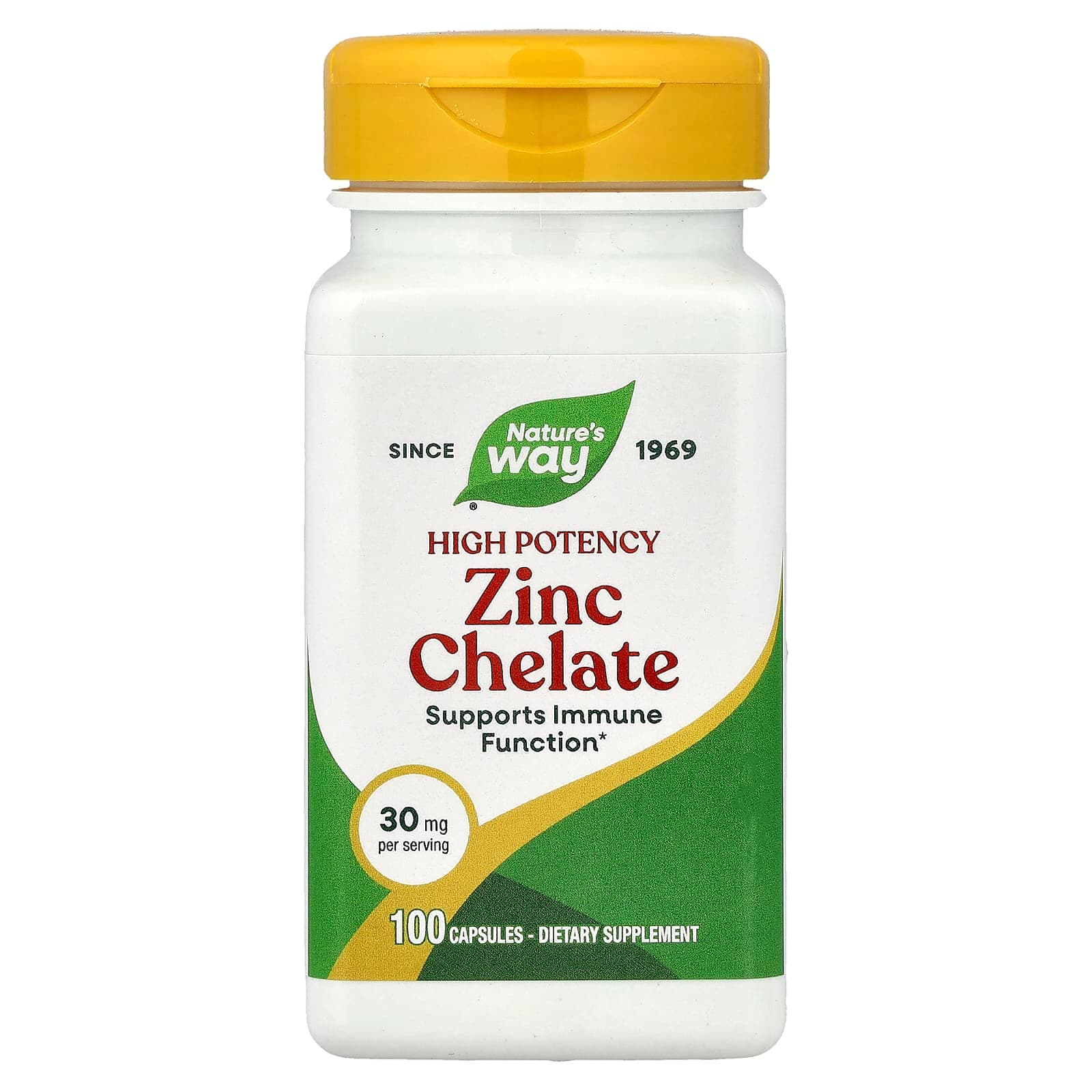 Nature's Way Zinc Chelate – 100 gélules de Nature's Way
