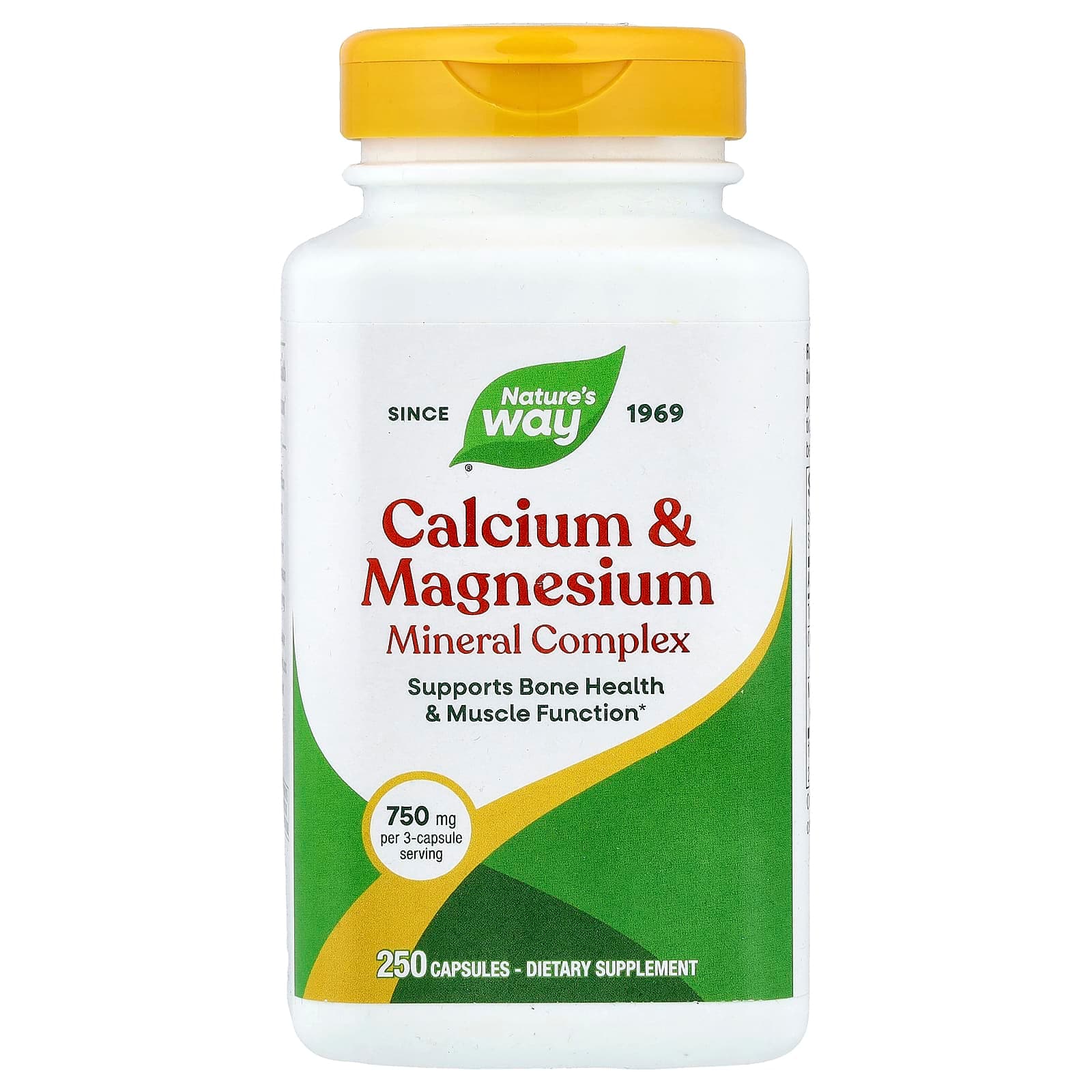 Nature's Way Calcium & Magnesium Mineral Complex – 250 gélules de Nature's Way