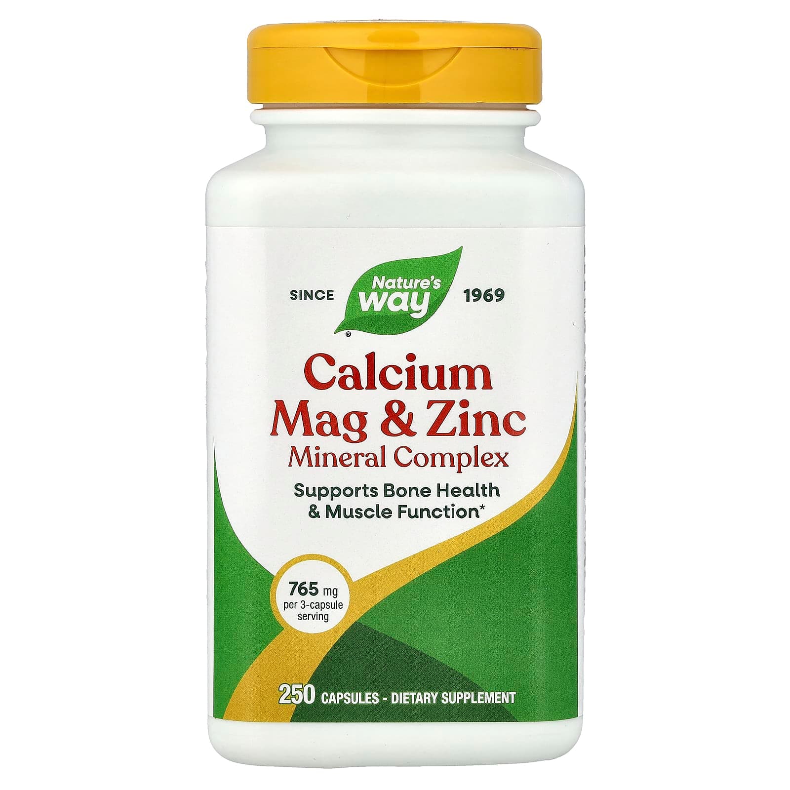 Nature's Way Calcium, Mag & Zinc Mineral Complex – 250 gélules de Nature's Way