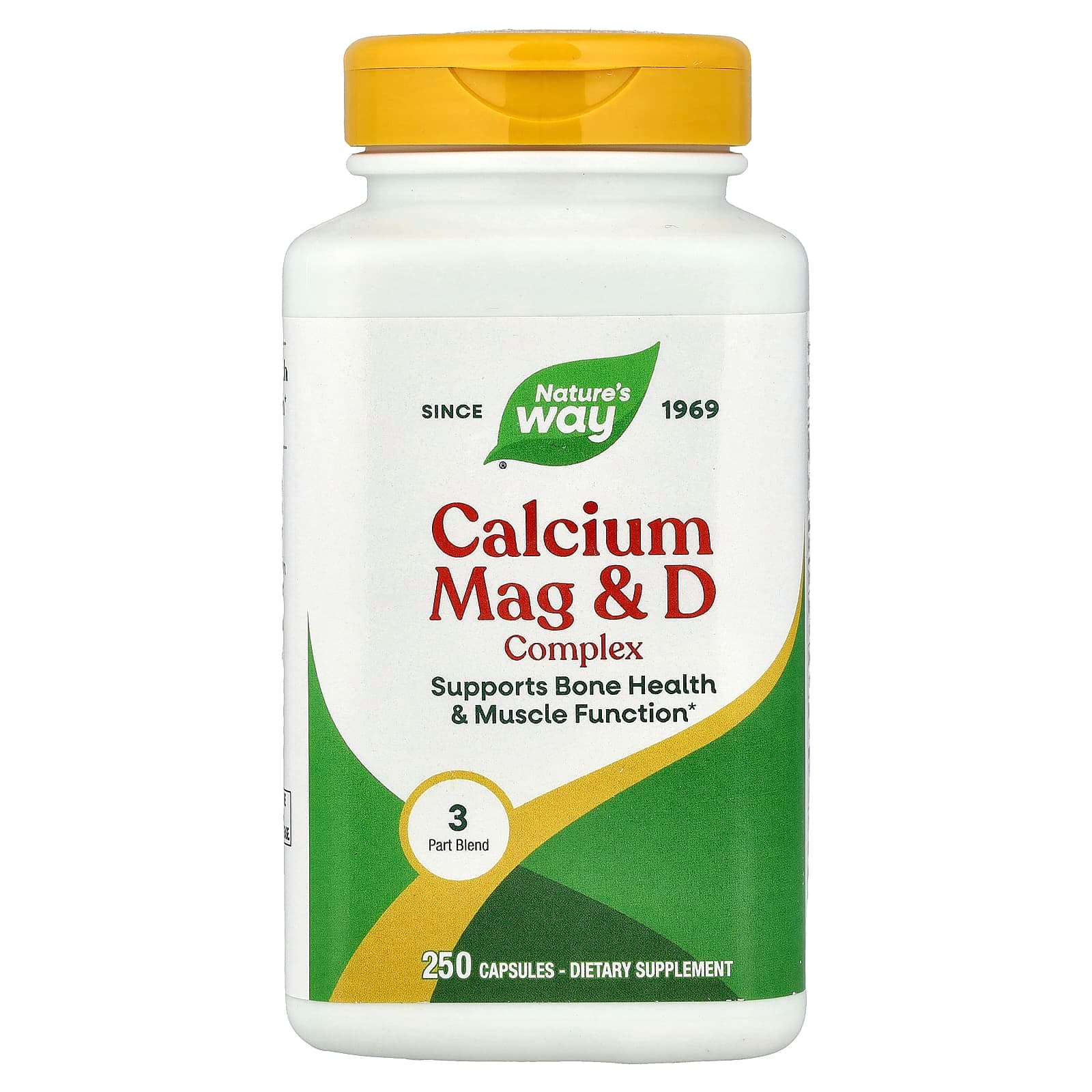 Nature's Way Calcium, Mag & D Complex – 250 gélules de Nature's Way