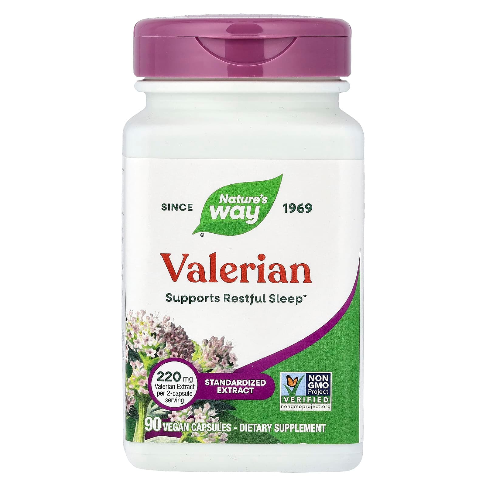 Nature's Way Valerian – 90 gélules véganes de Nature's Way