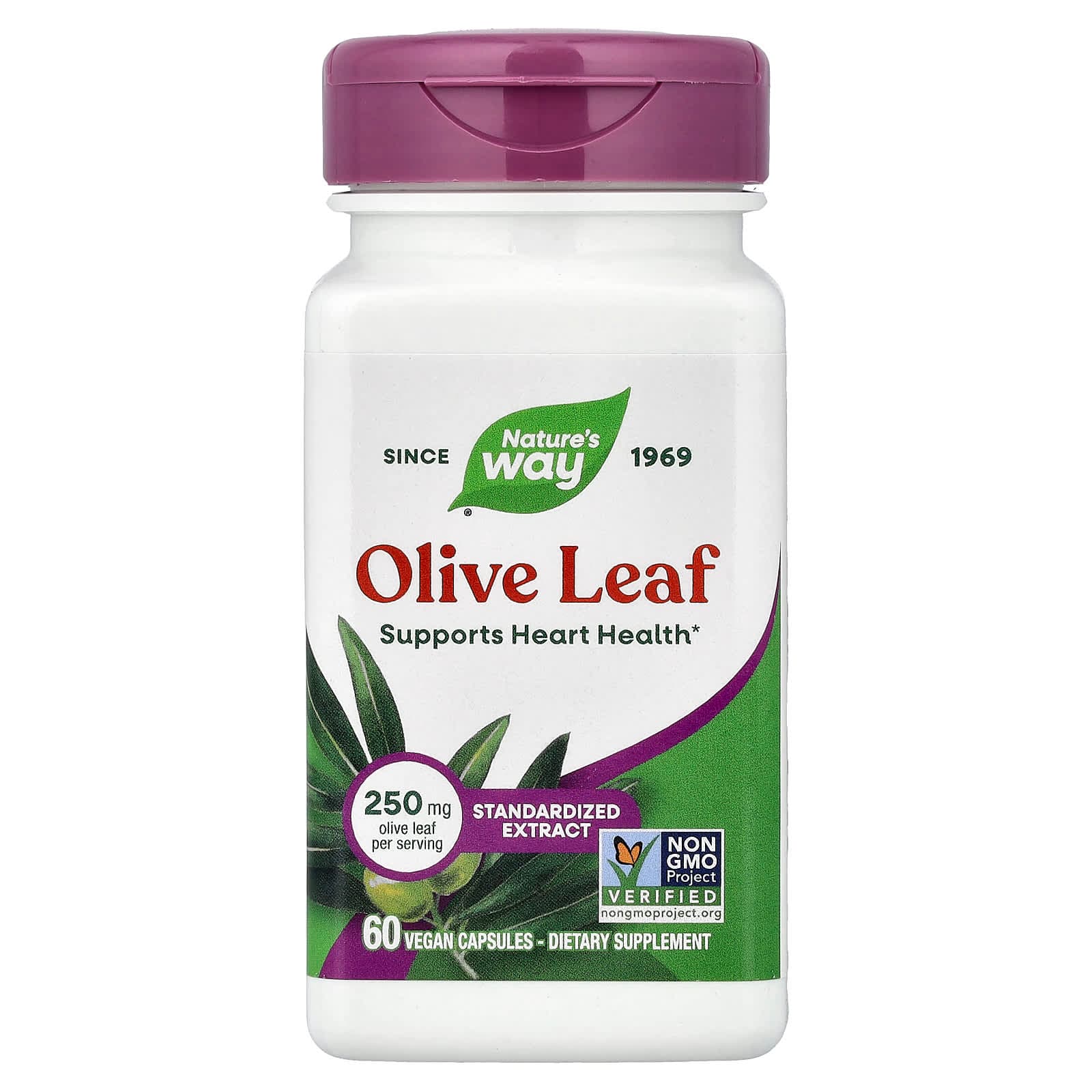 Nature's Way Olive Leaf – 60 gélules véganes de Nature's Way