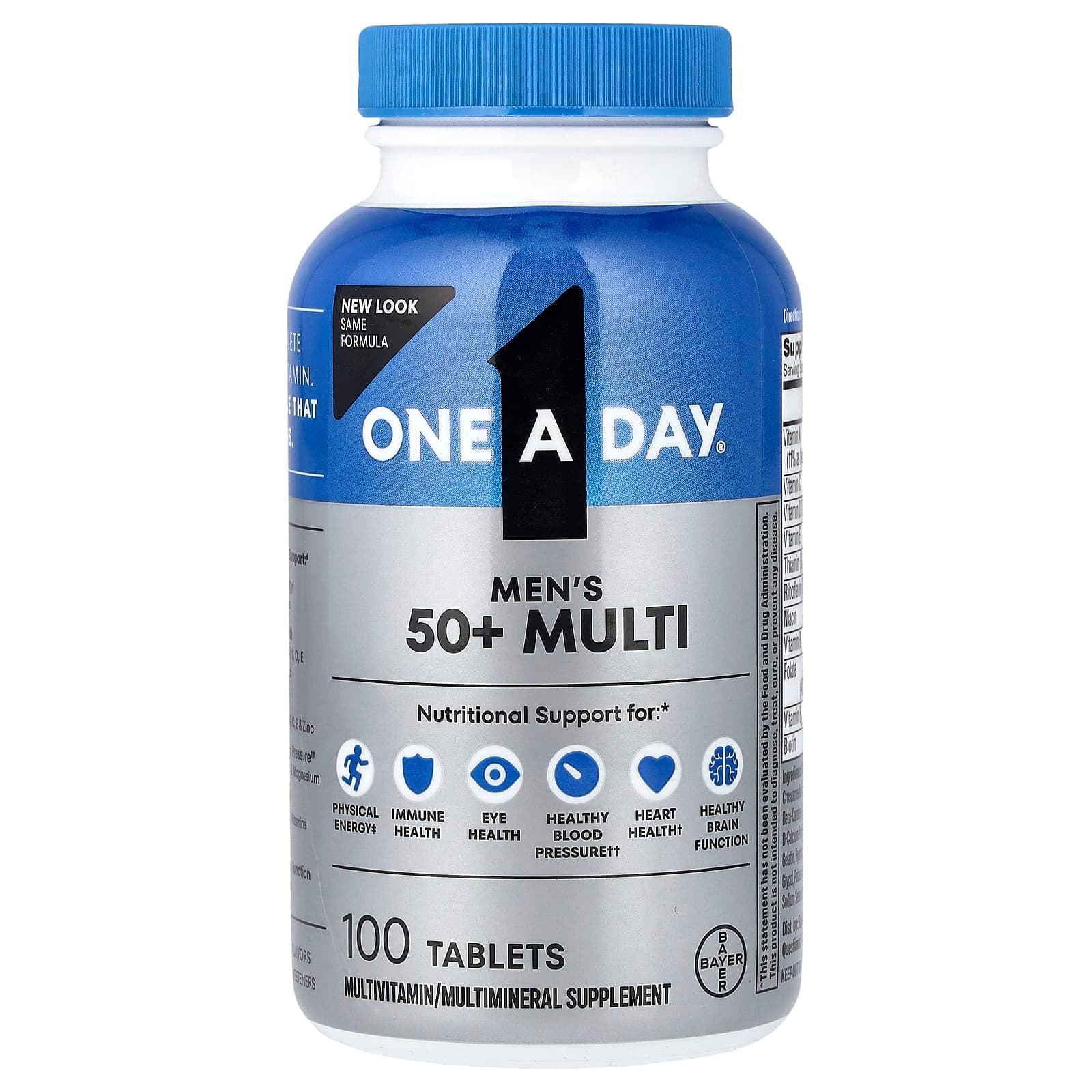 One-A-Day Men's 50+ Multi – 100 comprimés de One-A-Day