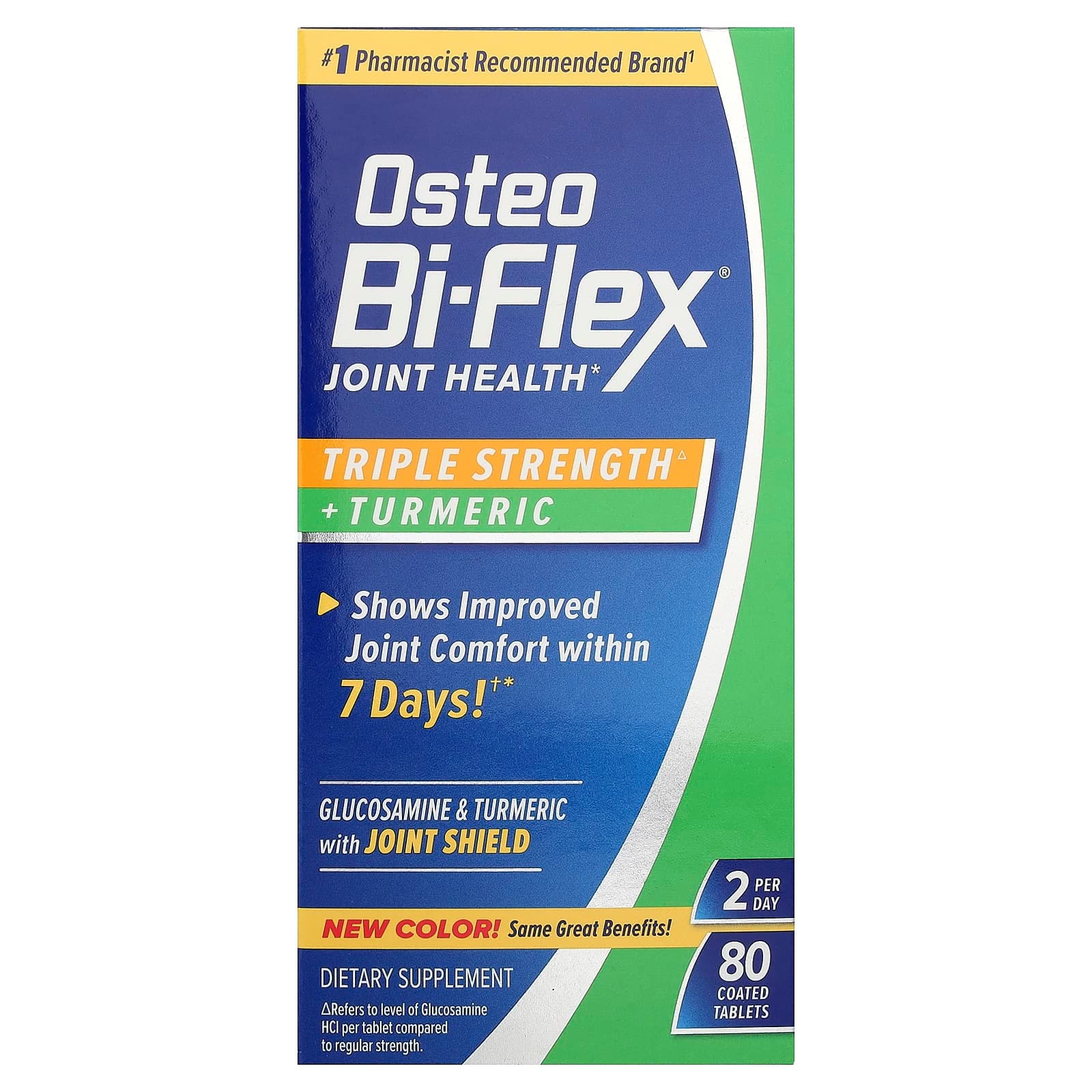 Osteo Bi-Flex Joint Health, Triple Strength + Turmeric, 80 Coated Tablets de Osteo Bi-Flex