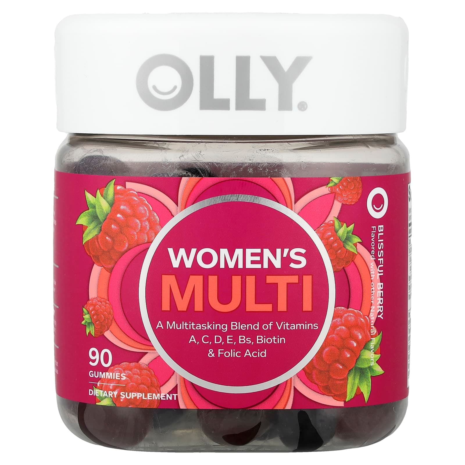 OLLY Women's Multi – Blissful Berry – 90 gommes de OLLY