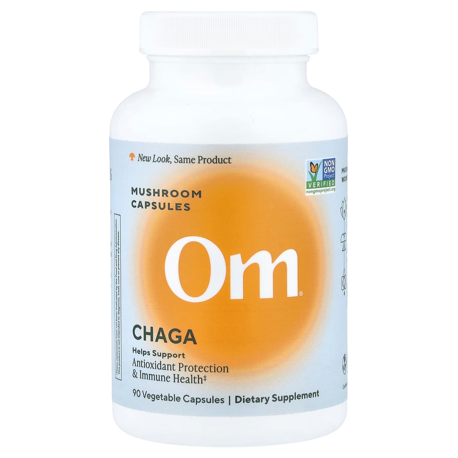Om Mushrooms Chaga Mushroom Capsules, 90 Vegetable Capsules (666 mg per Capsule ) de Om Mushrooms