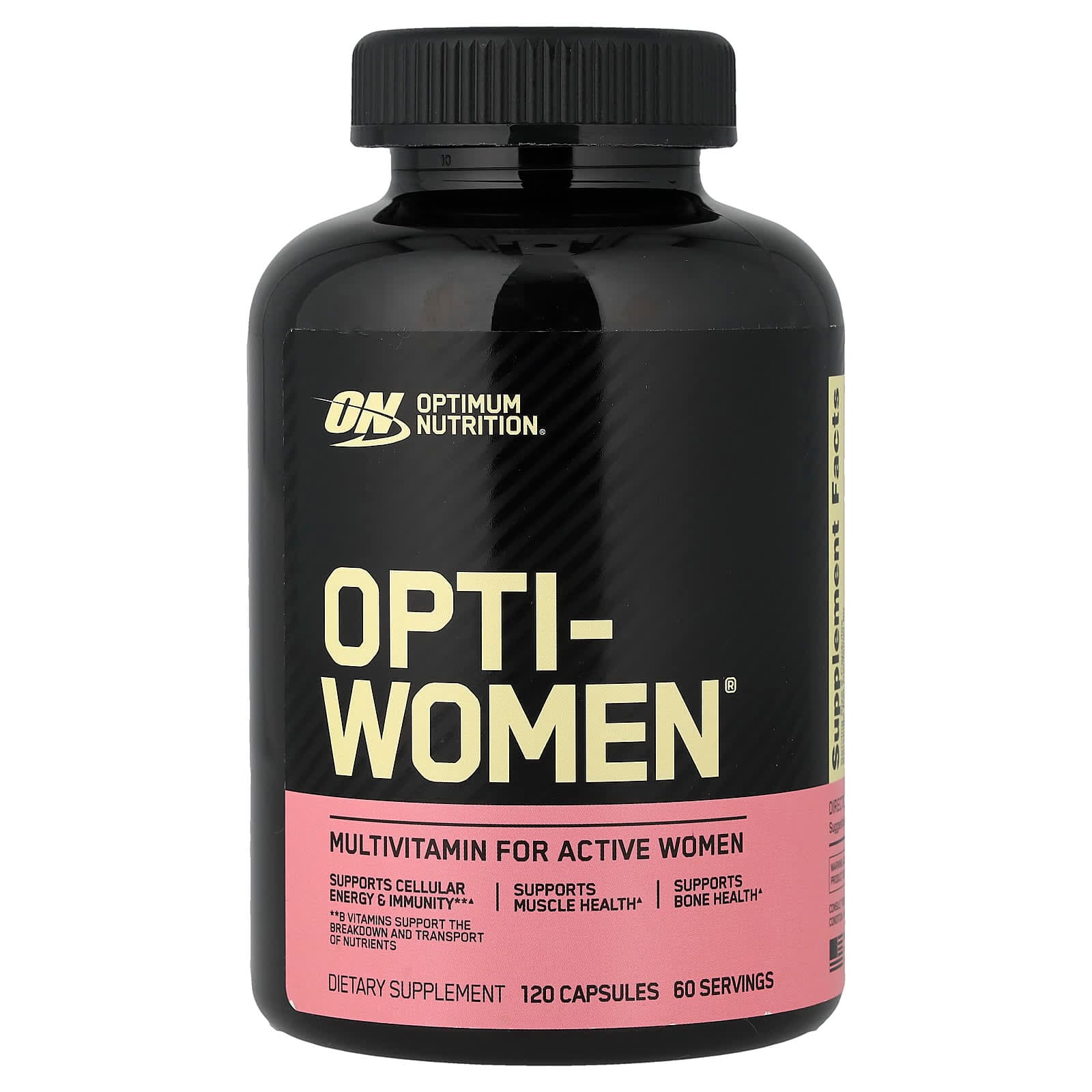 Optimum Nutrition Opti-Women, Multivitamin for Active Women – 120 gélules de Optimum Nutrition