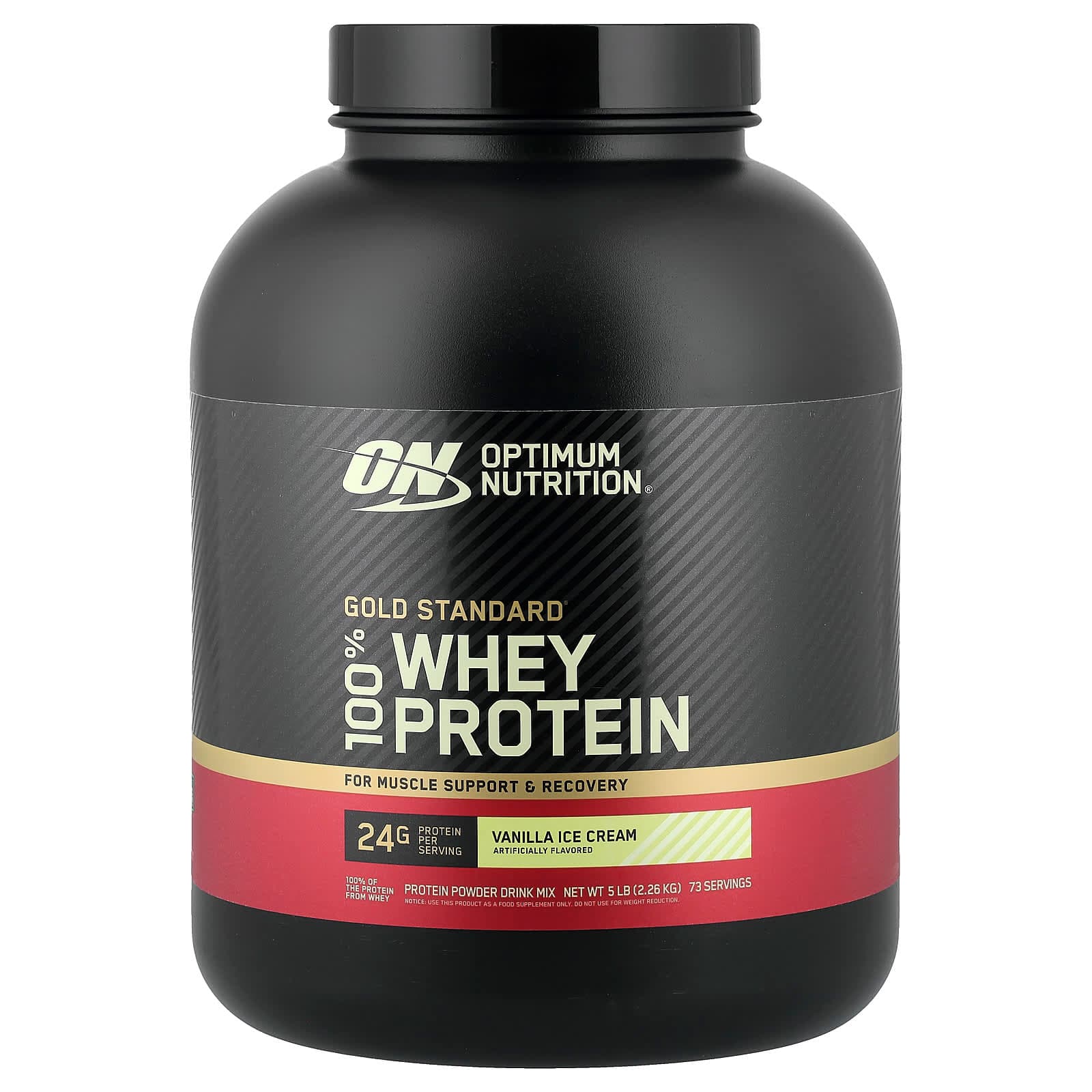 Optimum Nutrition Gold Standard 100% Whey – Vanilla Ice Cream – 2,26 kg de Optimum Nutrition
