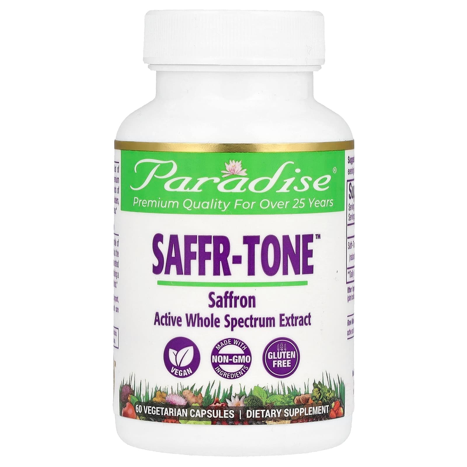 Paradise Herbs Saffr-Tone – 60 gélules végétales de Paradise Herbs