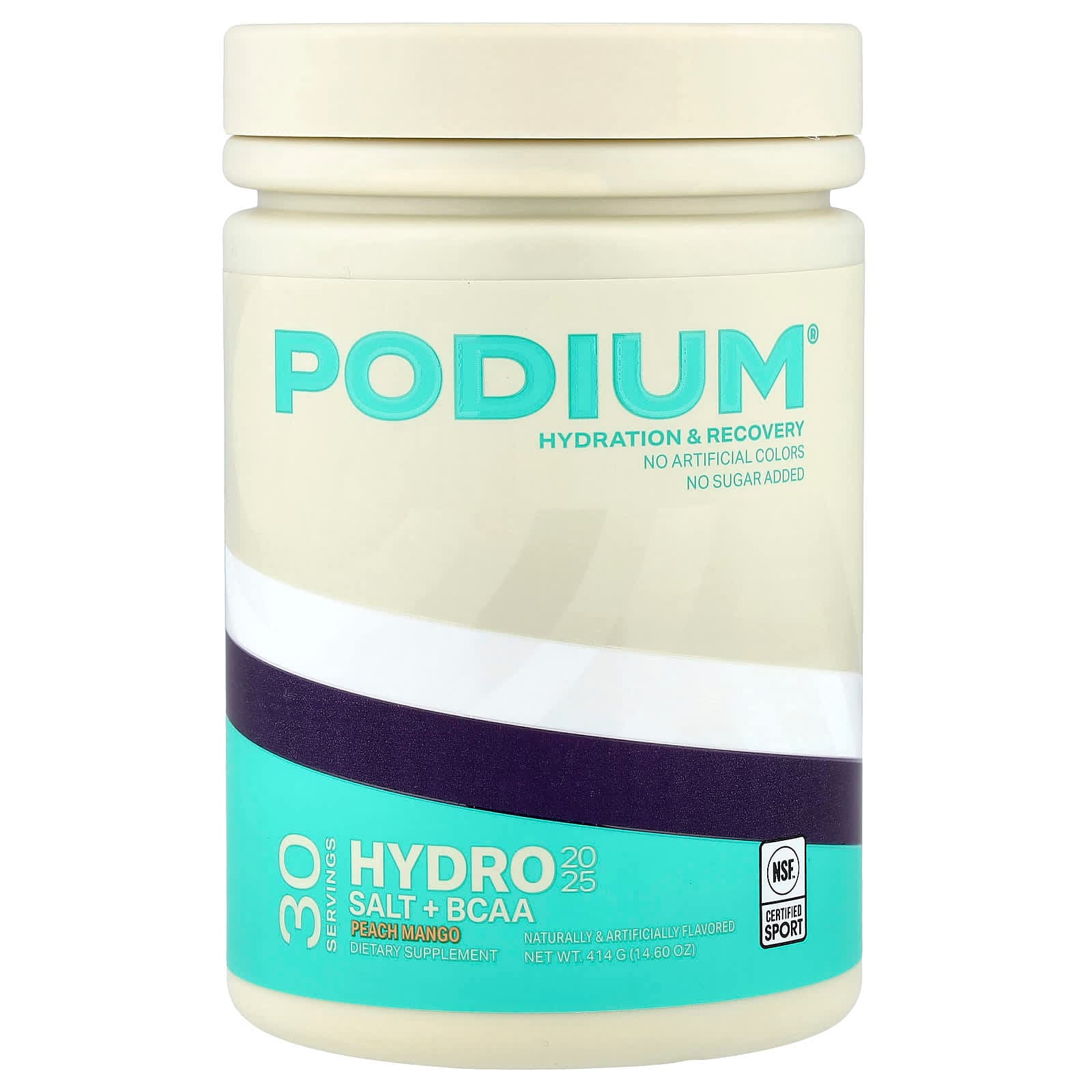 Podium Nutrition Hydro & Salt 2025 + BCAA – Peach Mango – 414 g de Podium Nutrition