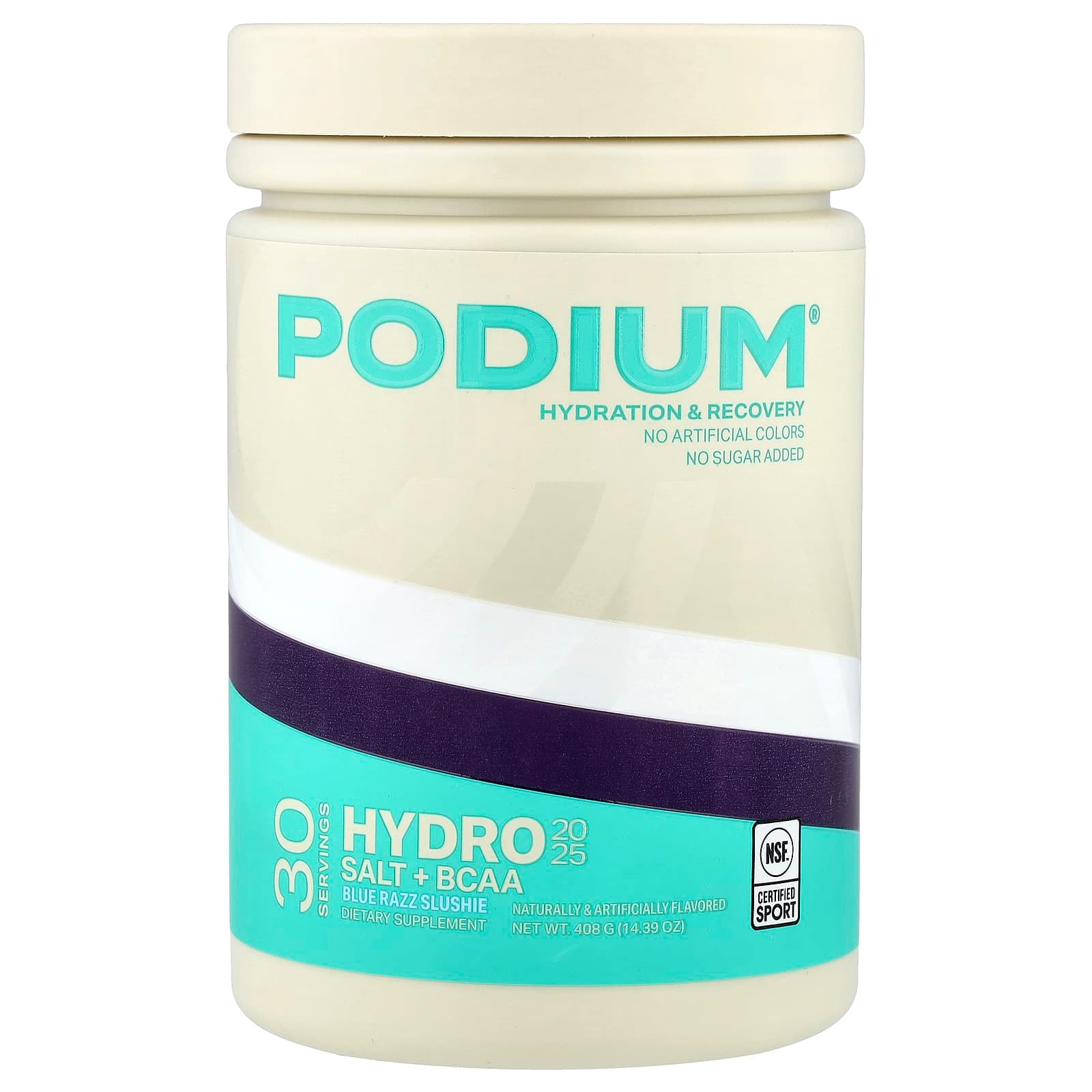 Podium Nutrition Hydro & Salt 2025 + BCAA – Blue Razz Slushie – 408 g de Podium Nutrition