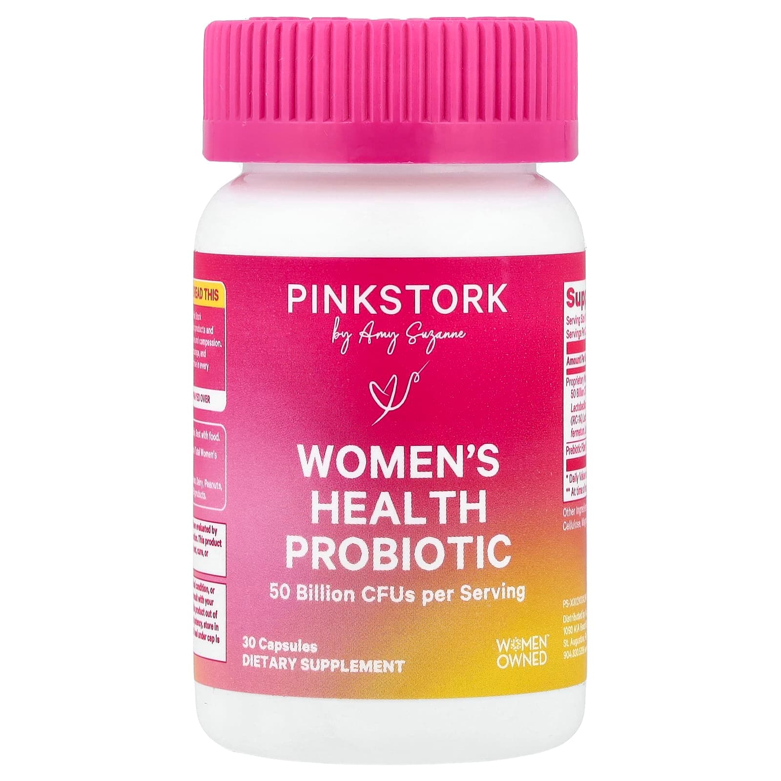 Pink Stork Women's Health Probiotic – 30 gélules de Pink Stork