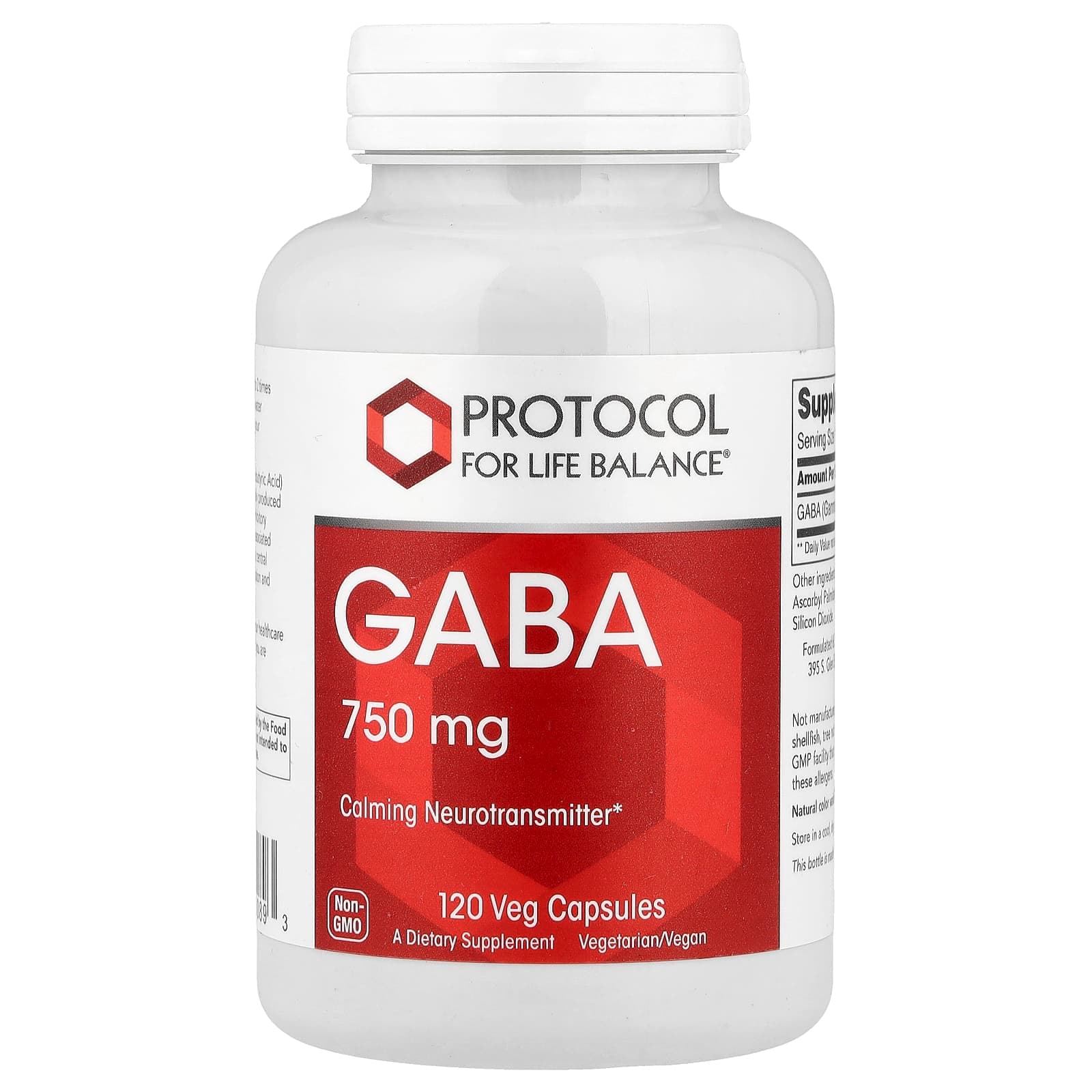 Protocol for Life Balance GABA – 120 gélules végétales de Protocol for Life Balance