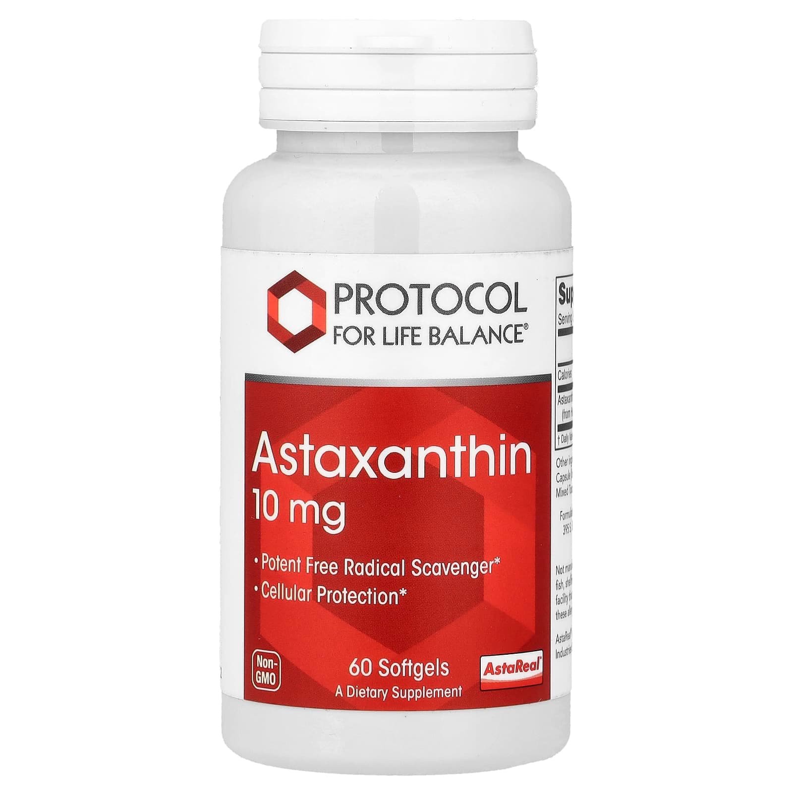 Protocol for Life Balance Astaxanthin – 60 capsules molles de Protocol for Life Balance