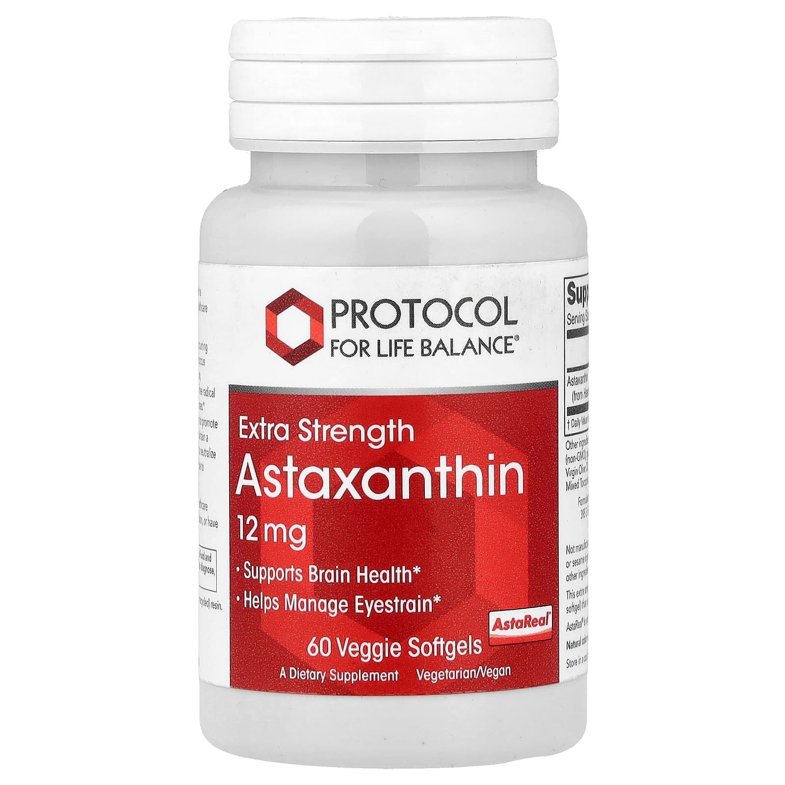 Protocol for Life Balance Astaxanthin – 12 mg de Protocol for Life Balance