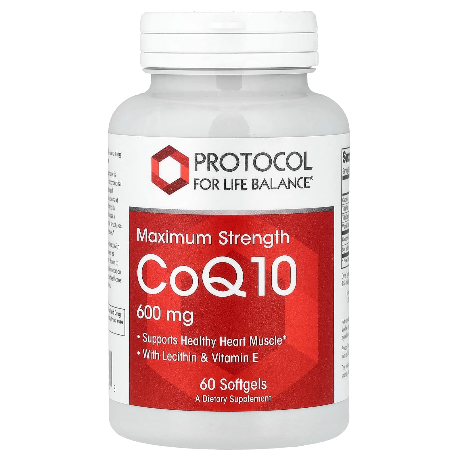 Protocol for Life Balance CoQ10, Maximum Strength – 60 capsules molles de Protocol for Life Balance