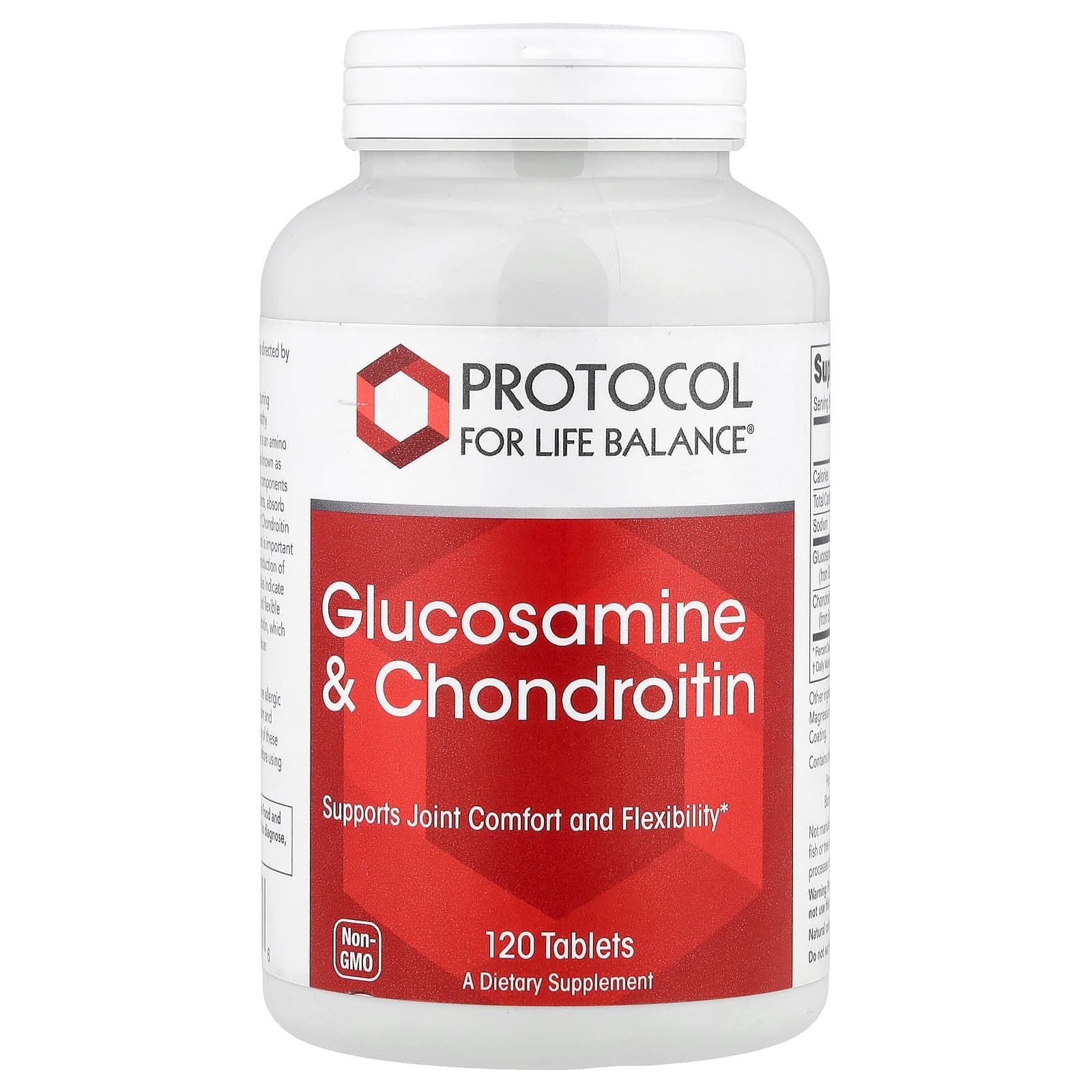 Protocol for Life Balance Glucosamine & Chondroitin – 120 comprimés de Protocol for Life Balance
