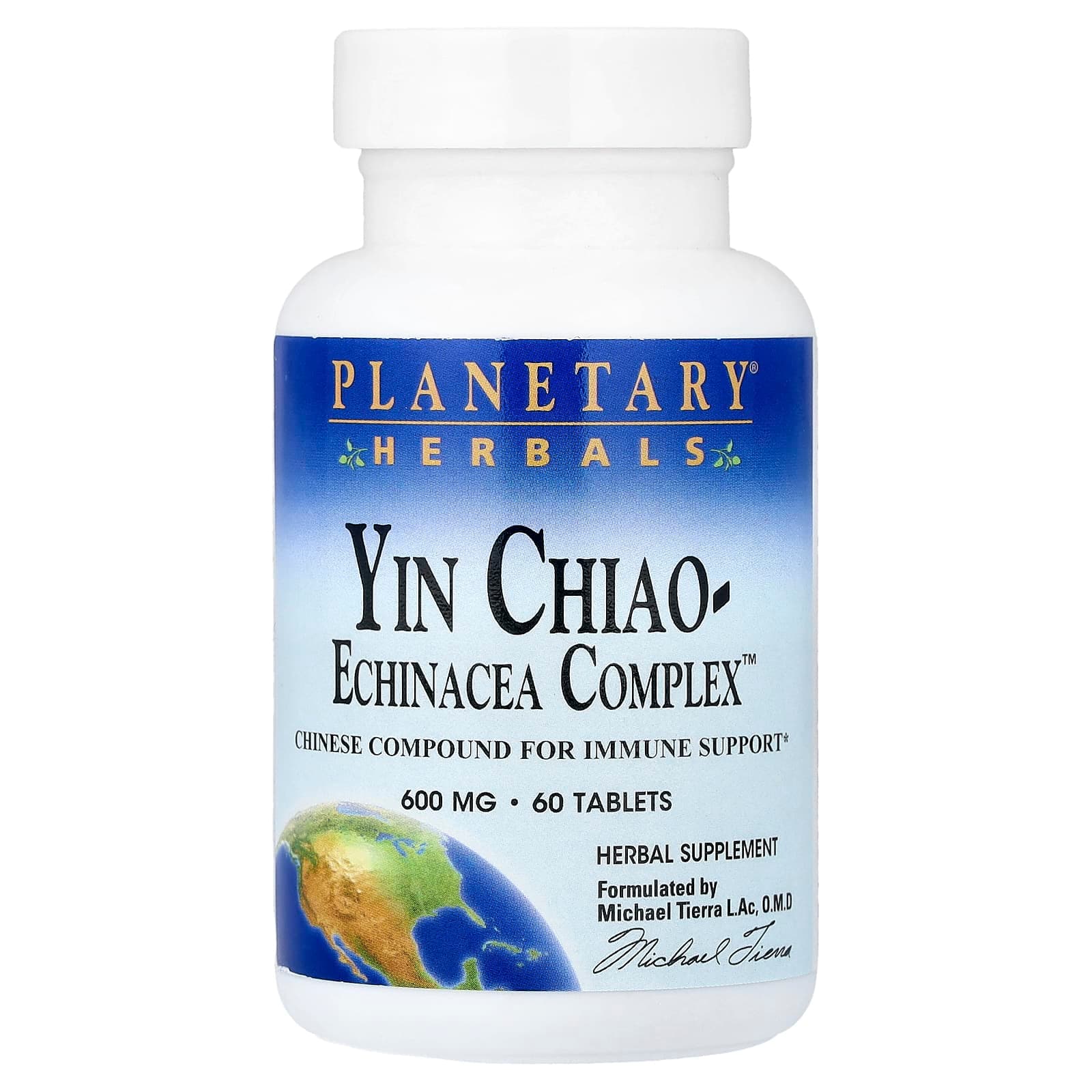 Planetary Herbals Yin Chiao-Echinacea Complex – 60 comprimés de Planetary Herbals