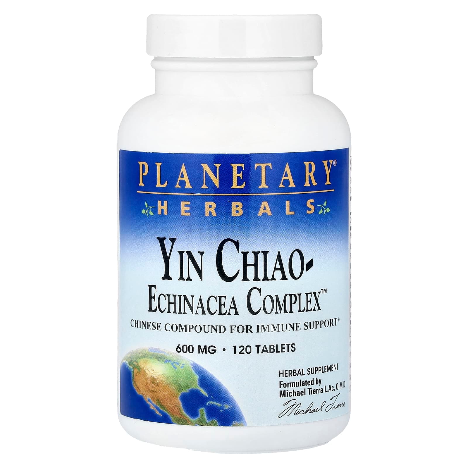 Planetary Herbals Yin Chiao-Echinacea Complex – 120 comprimés de Planetary Herbals