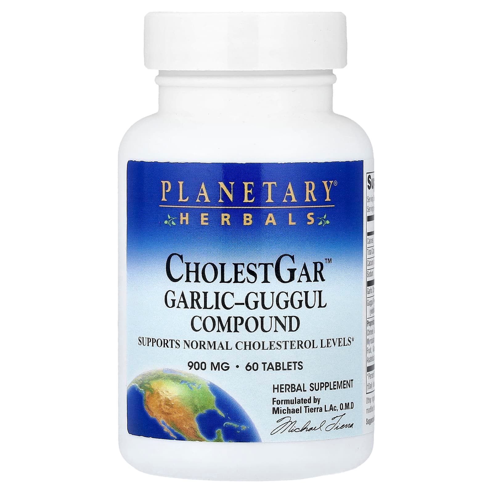 Planetary Herbals CholestGar Garlic Guggul Compound – 60 comprimés de Planetary Herbals