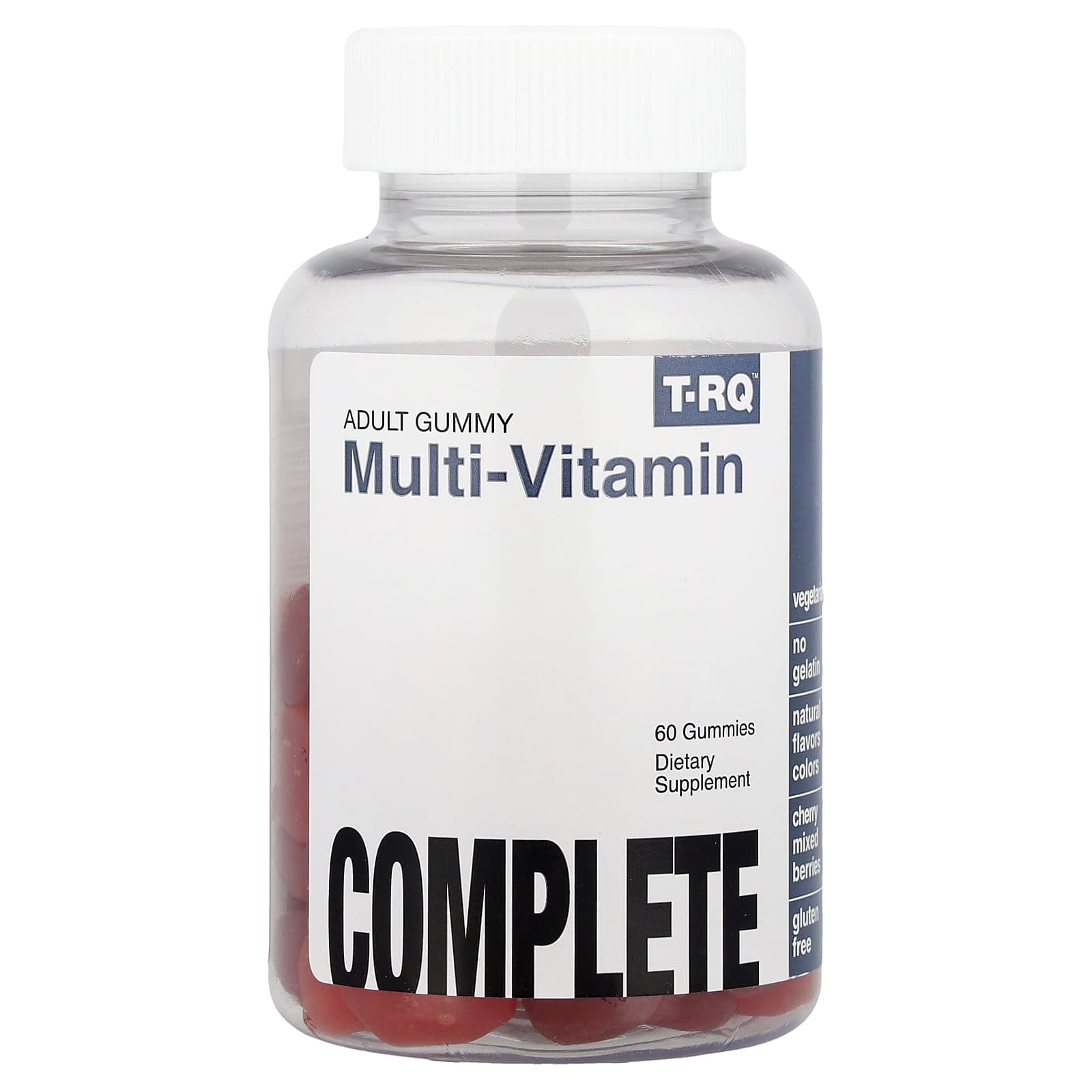 T-RQ Adult Gummy, Multi-Vitamin – Cherry Mixed Berries – 60 gommes de T-RQ