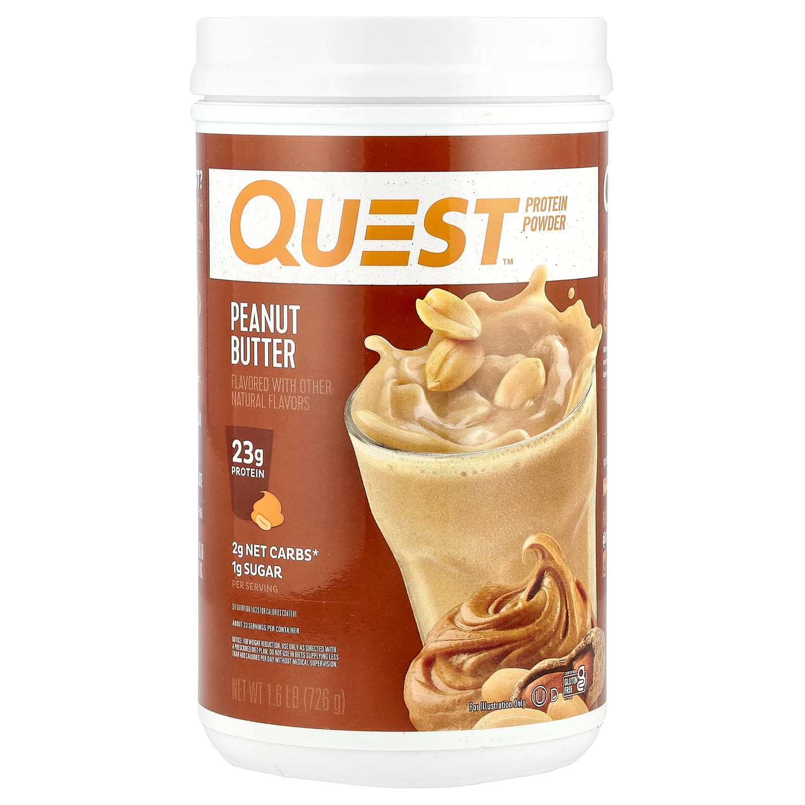 Quest Nutrition Protein Powder – Peanut Butter – 726 g de Quest Nutrition