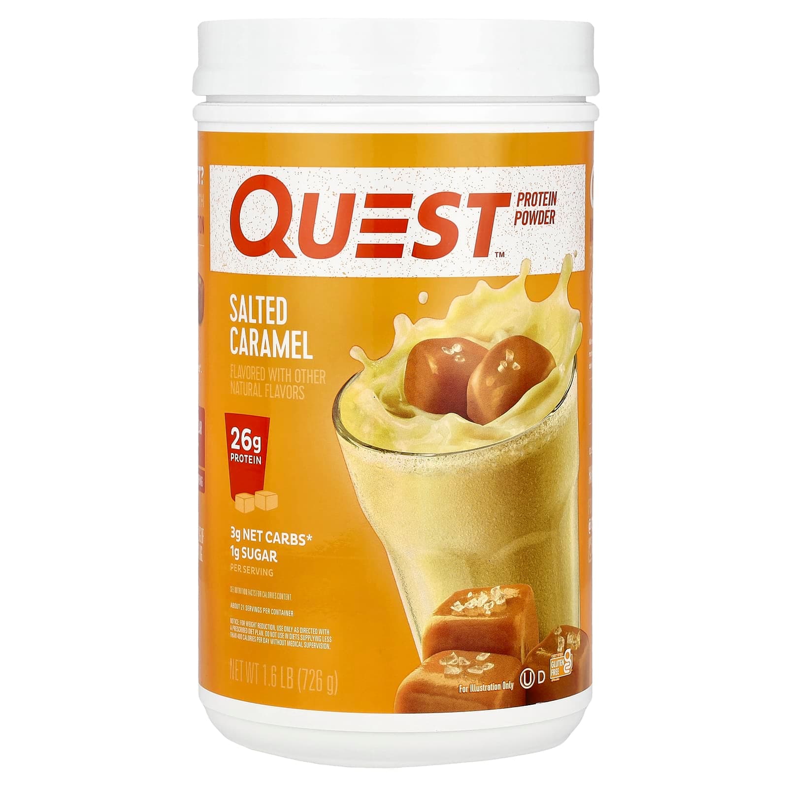 Quest Nutrition Protein Powder – Salted Caramel – 726 g de Quest Nutrition