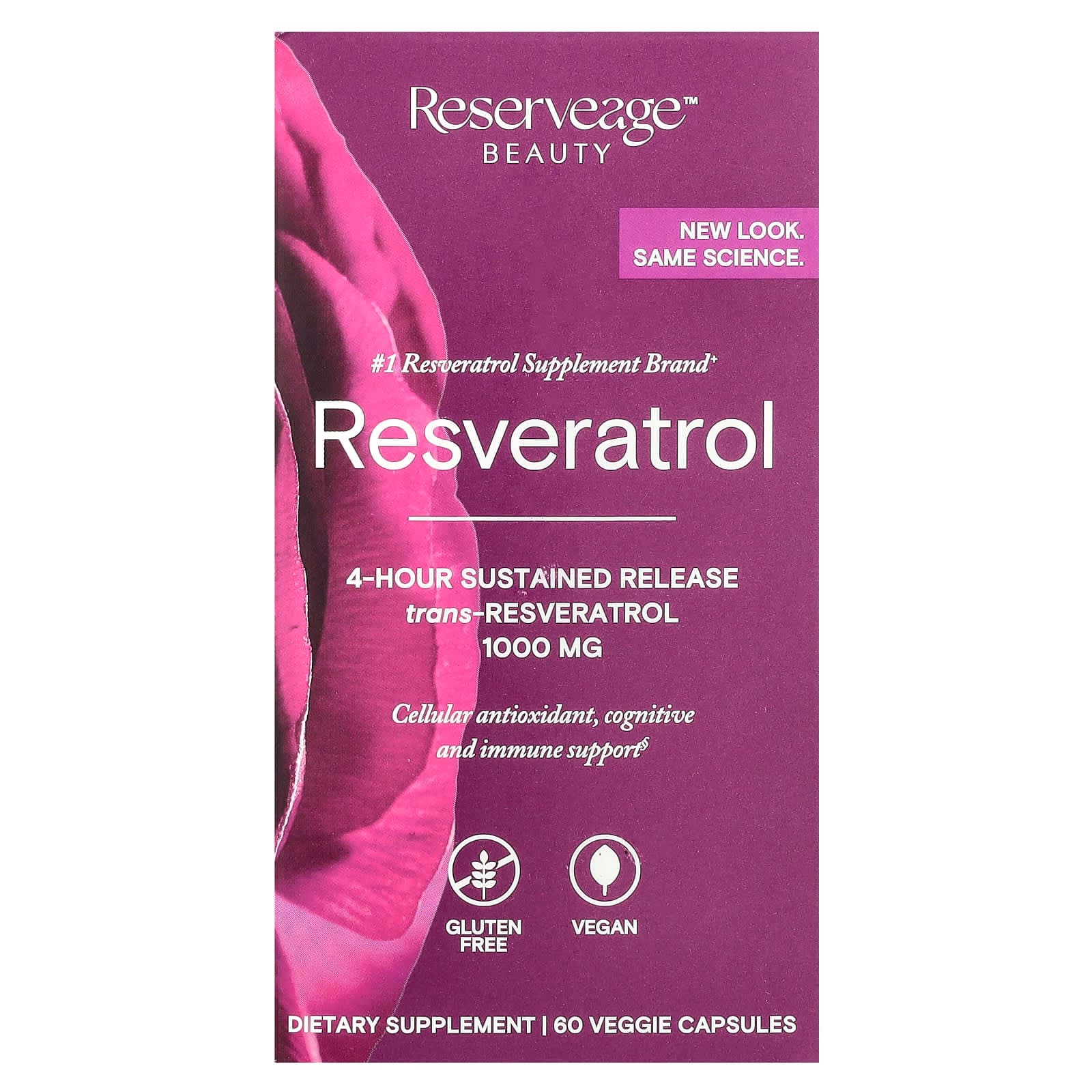 Reserveage Beauty Resveratrol – 60 gélules végétales de Reserveage Beauty
